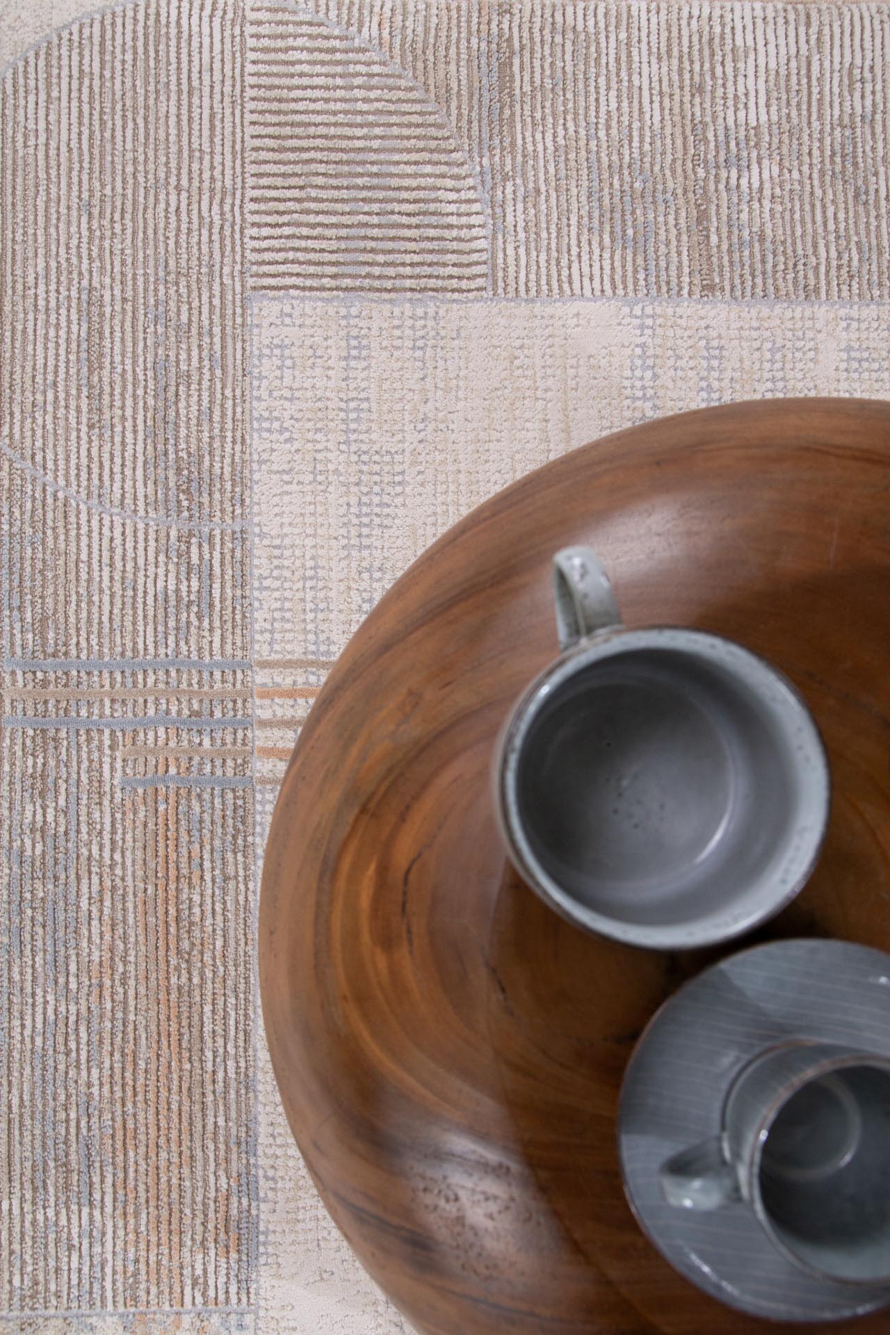Μοντέρνο Χαλί Mona 447 Beige Brown - Royal Carpet