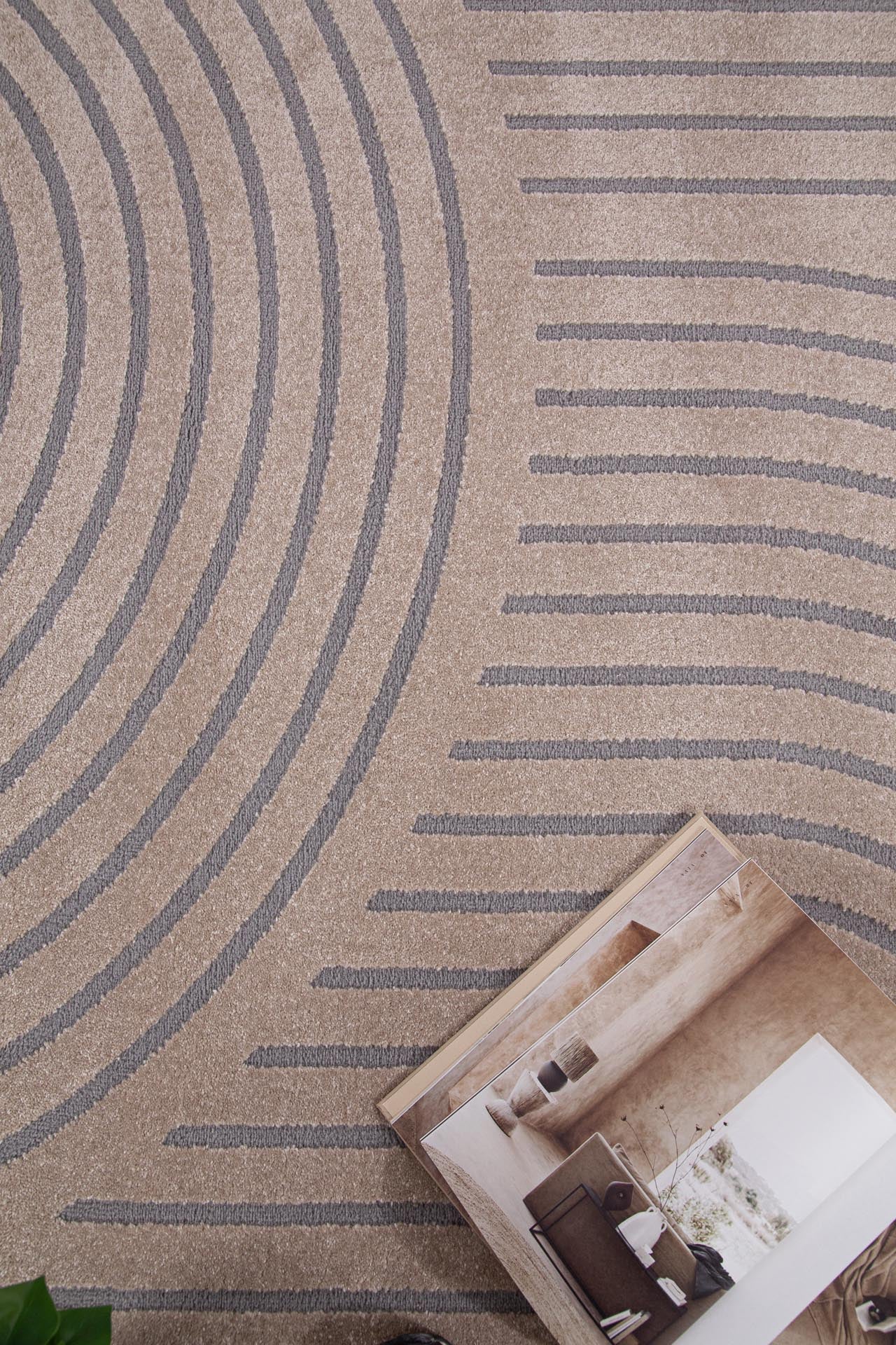 Μοντέρνο Χαλί Organic 565 Beige - Royal Carpet