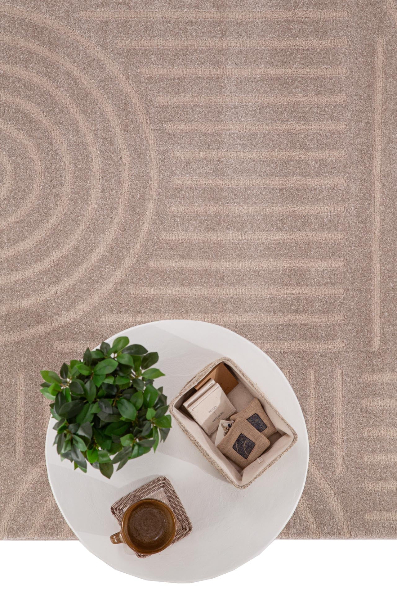 Μοντέρνο Χαλί Organic 588 Beige - Royal Carpet