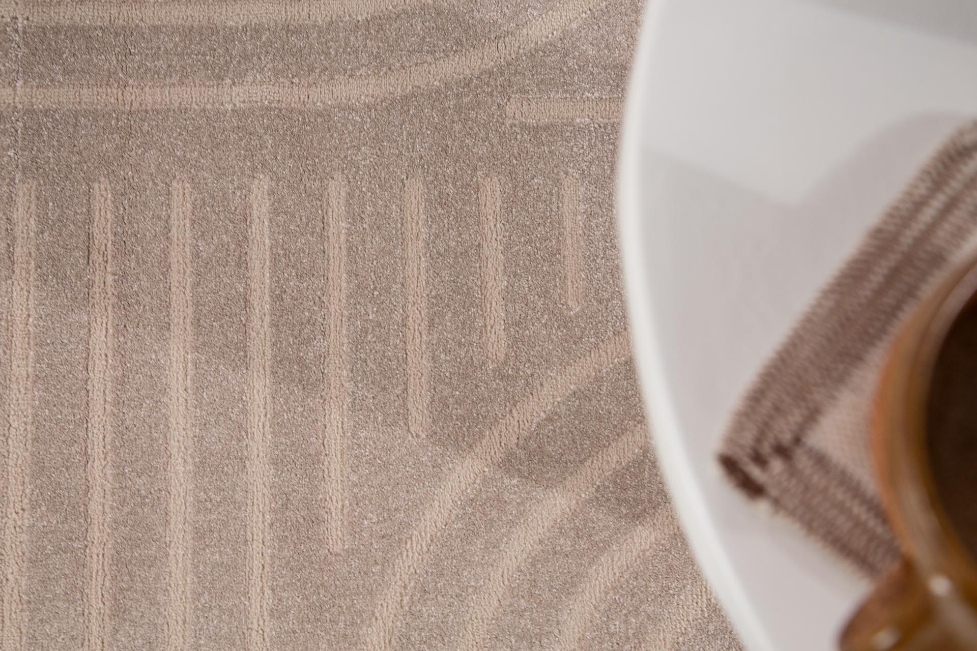 Μοντέρνο Χαλί Organic 588 Beige - Royal Carpet
