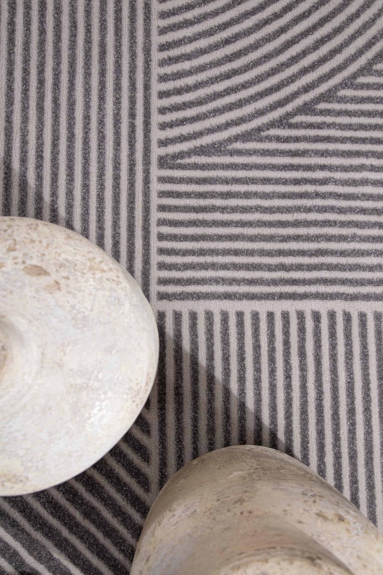 Μοντέρνο Χαλί Organic 591 Grey - Royal Carpet