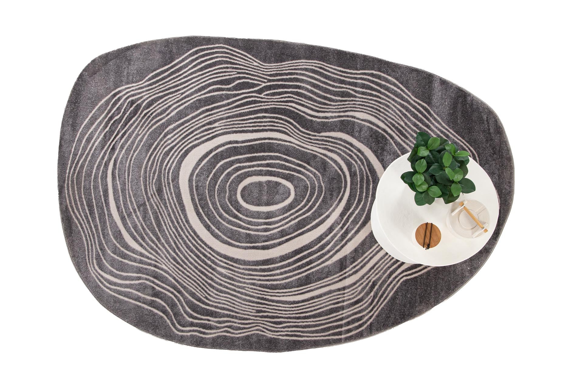 Μοντέρνο Χαλί Organic Shape 249 Grey - Royal Carpet