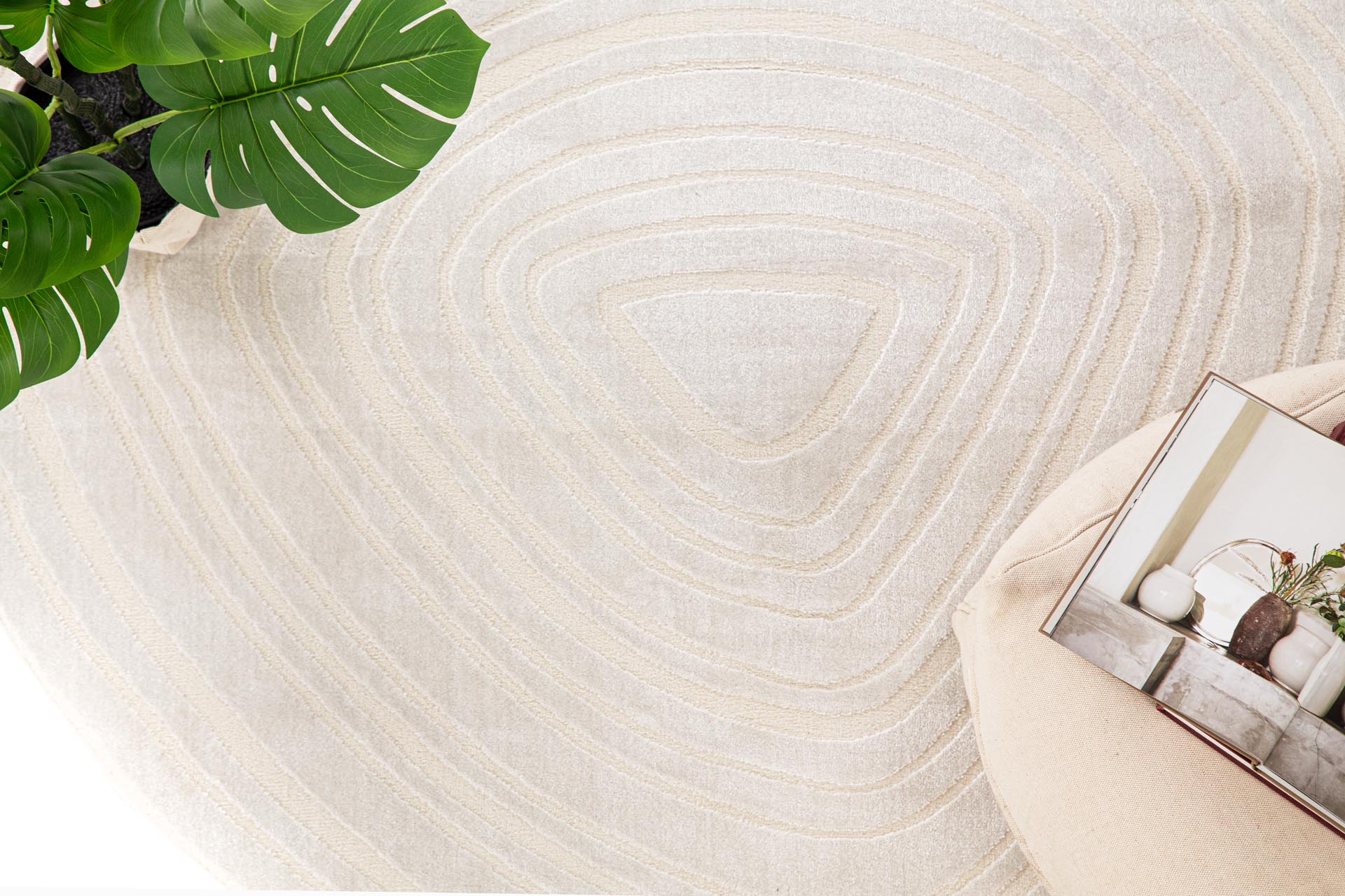 Μοντέρνο Χαλί Organic Shape 264 Cream - Royal Carpet