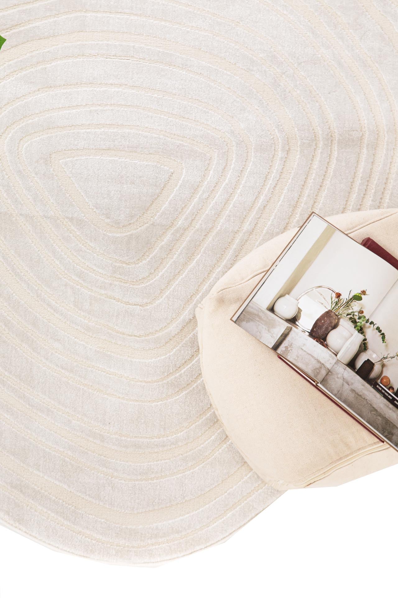Μοντέρνο Χαλί Organic Shape 264 Cream - Royal Carpet