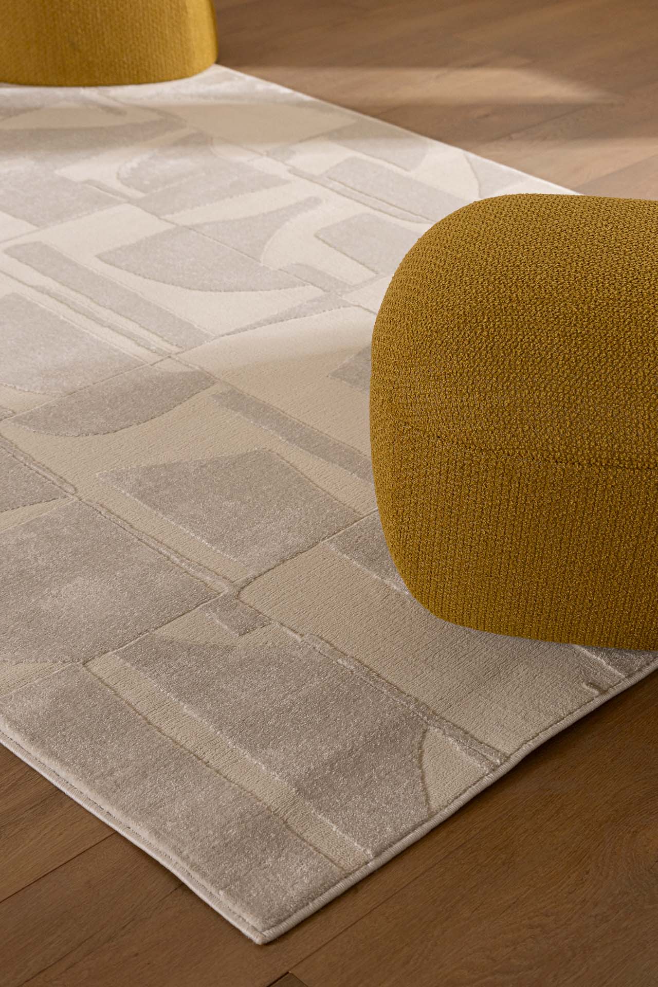 Μοντέρνο Χαλί Organic Shape 620A Cream - Royal Carpet