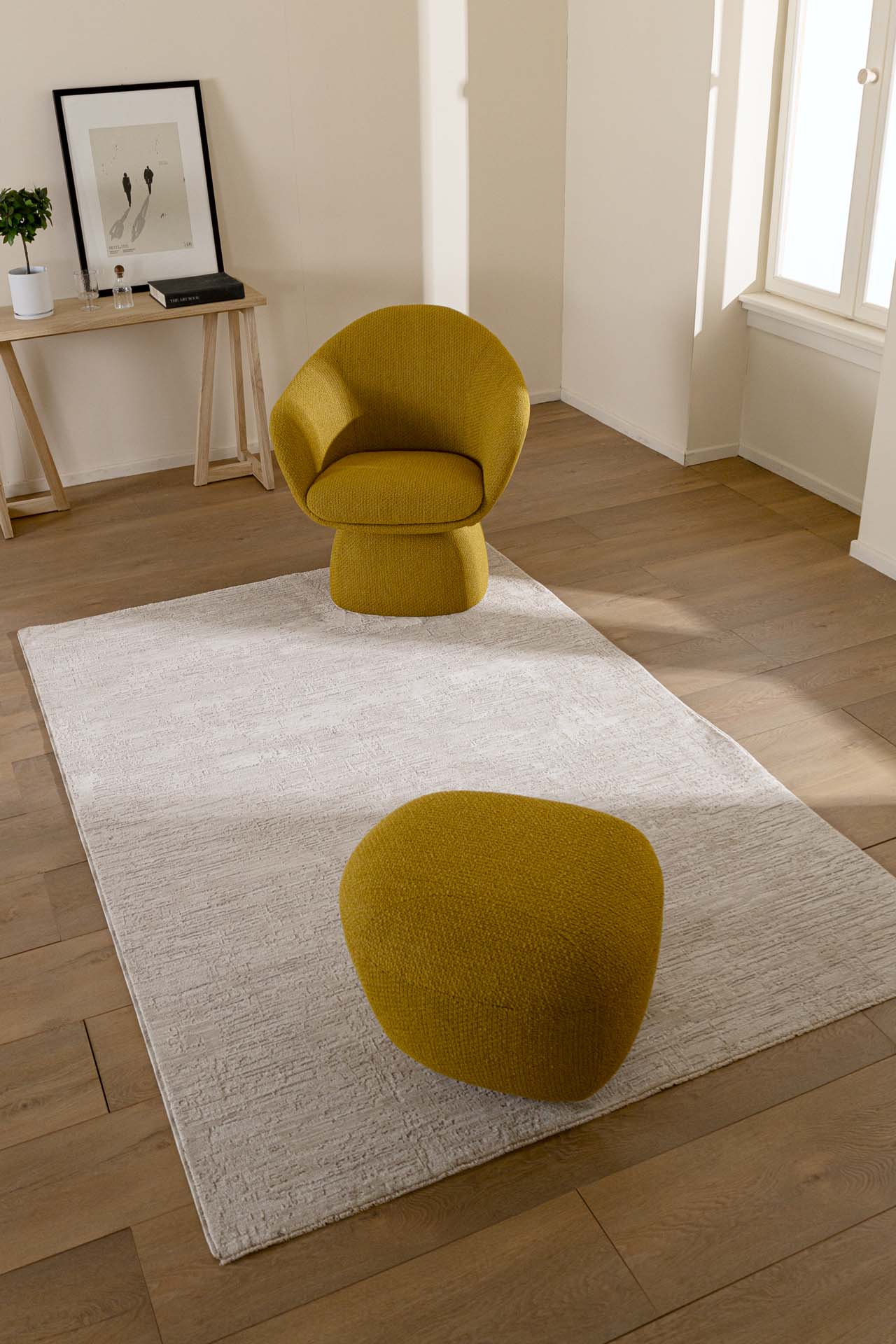Μοντέρνο Χαλί Prime 361 White - Royal Carpet