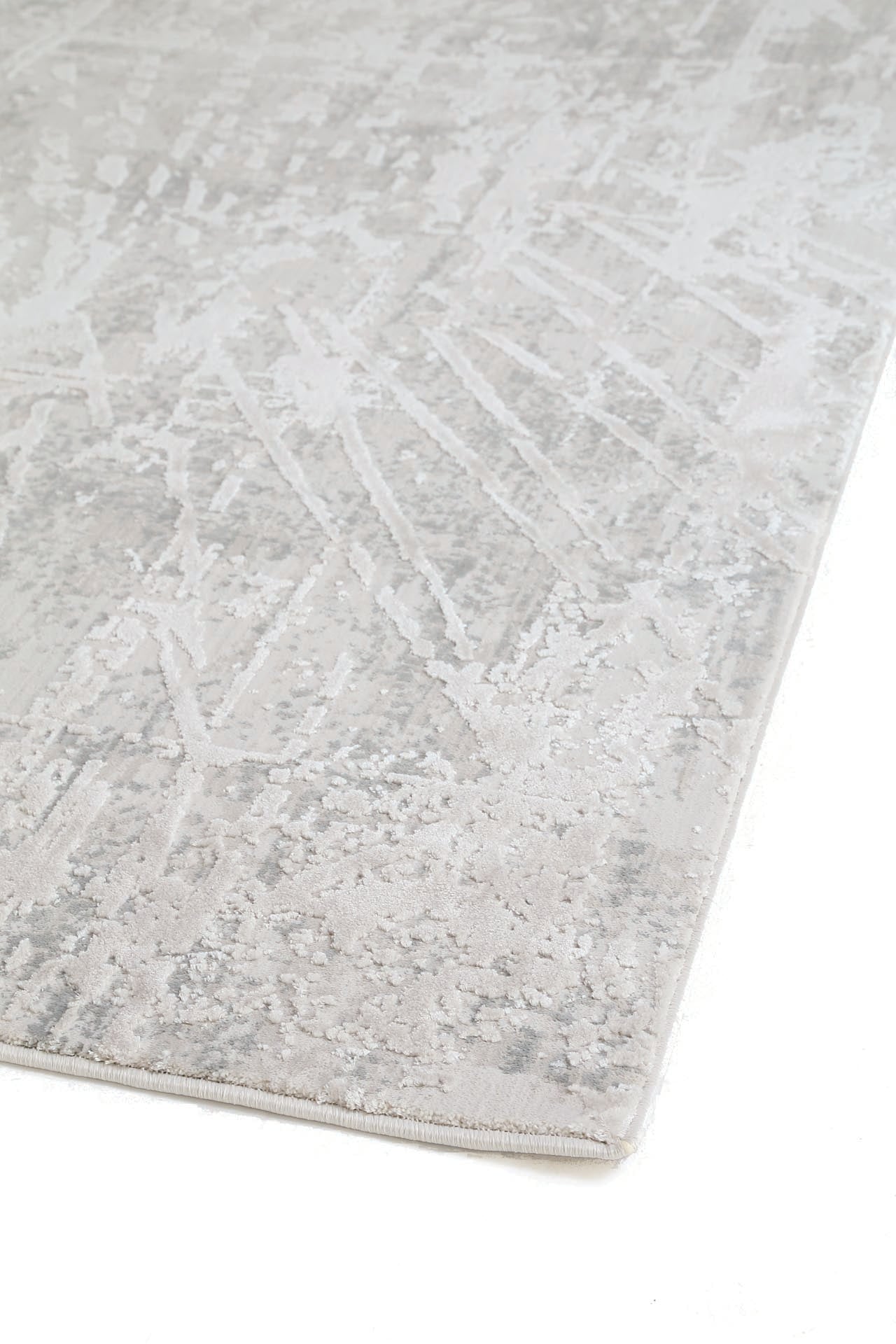 Μοντερνο Χαλι Silky 340D White - Royal Carpet