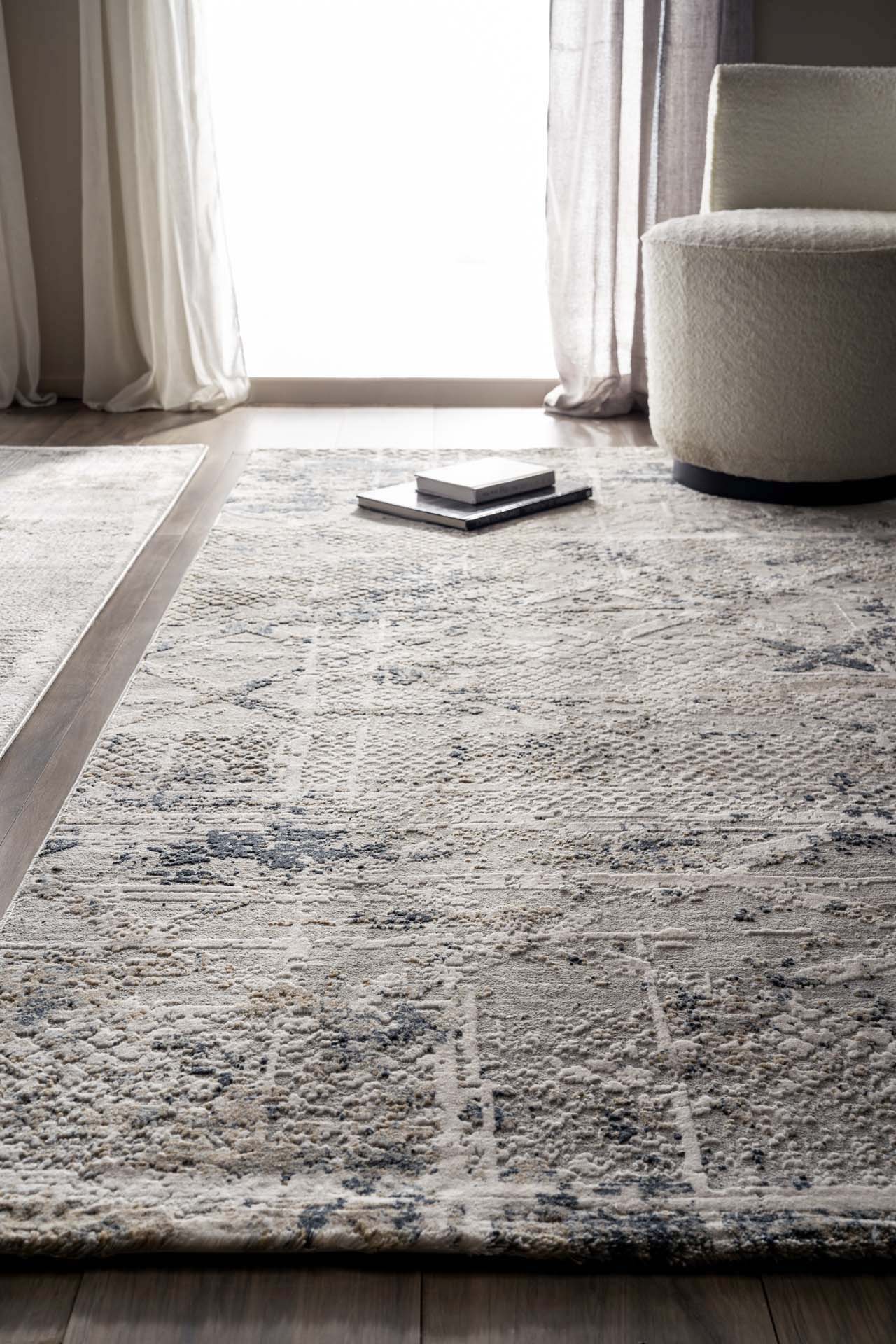 Μοντερνο Χαλι Silky 344A Grey - Royal Carpet