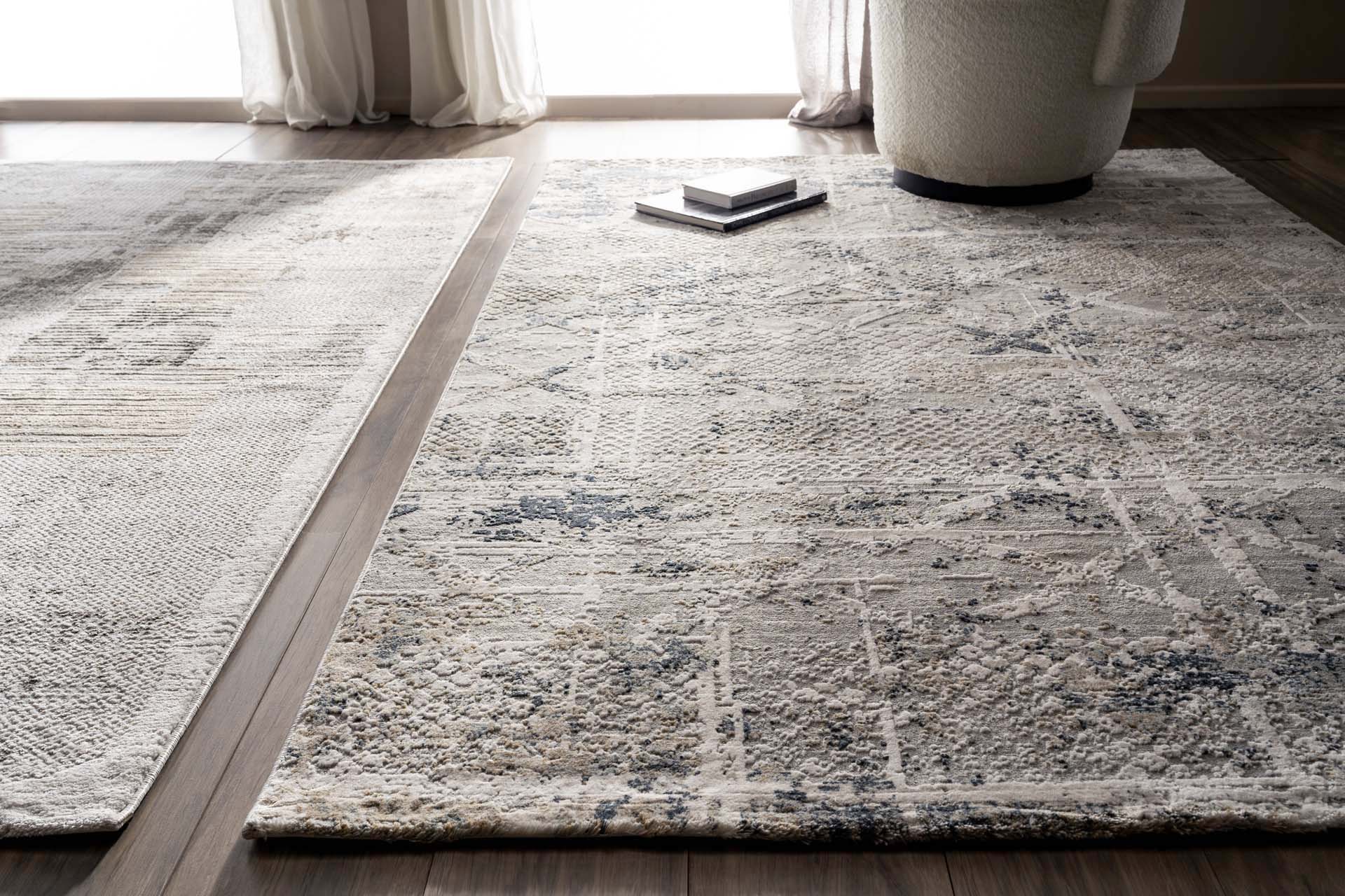 Μοντερνο Χαλι Silky 344A Grey - Royal Carpet