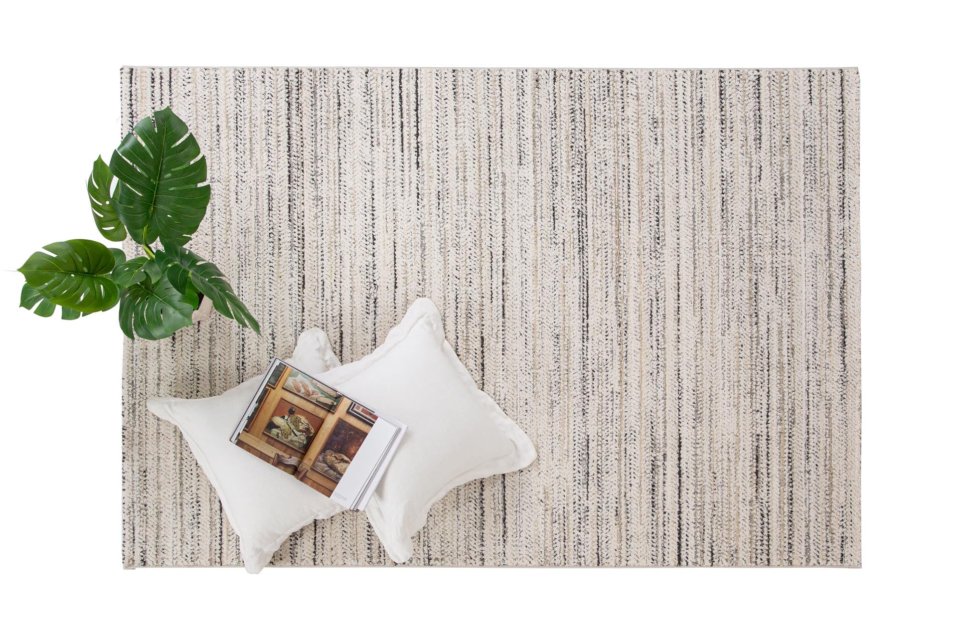 Μοντέρνο Χαλί Solid 1772A White - Royal Carpet