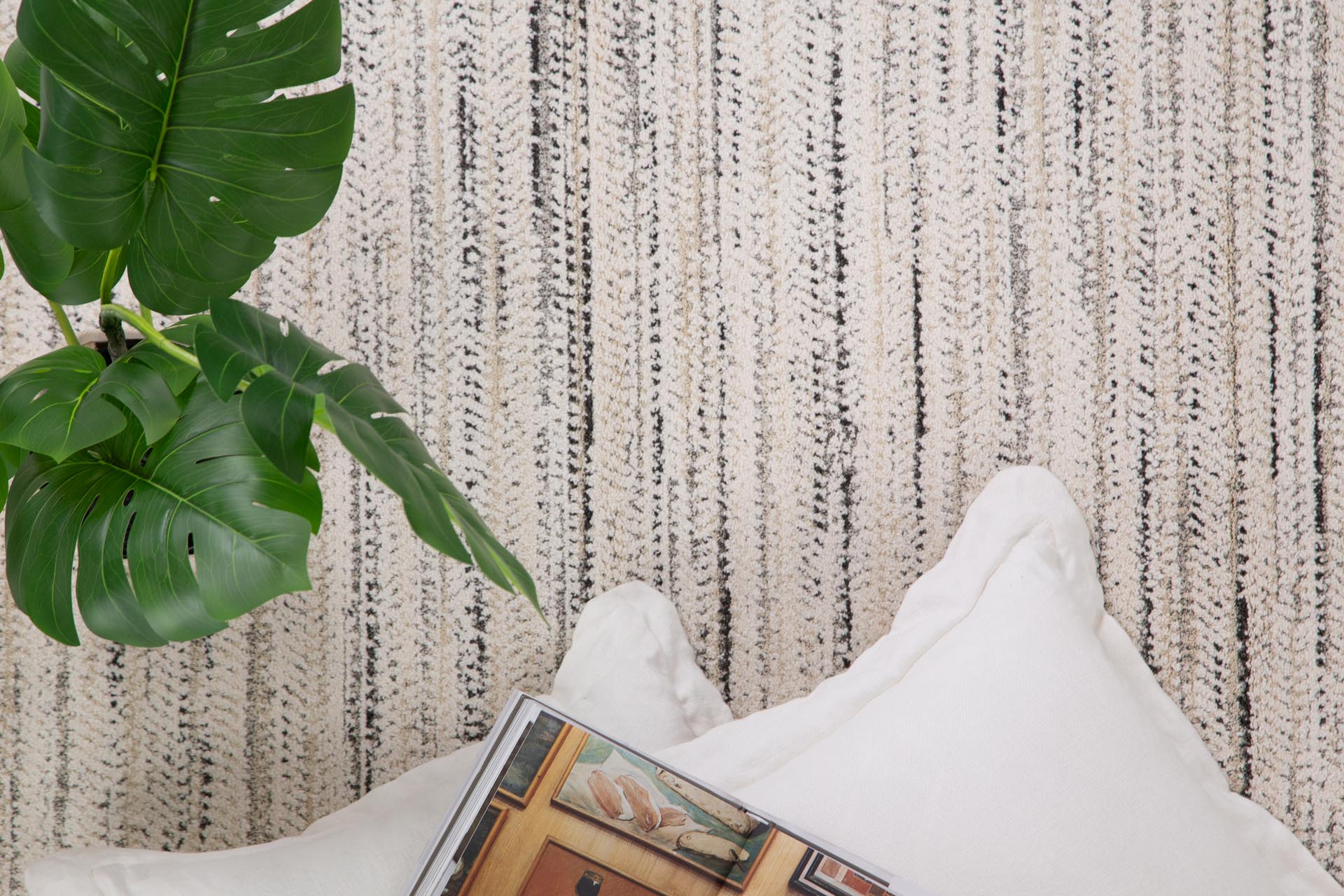 Μοντέρνο Χαλί Solid 1772A White - Royal Carpet