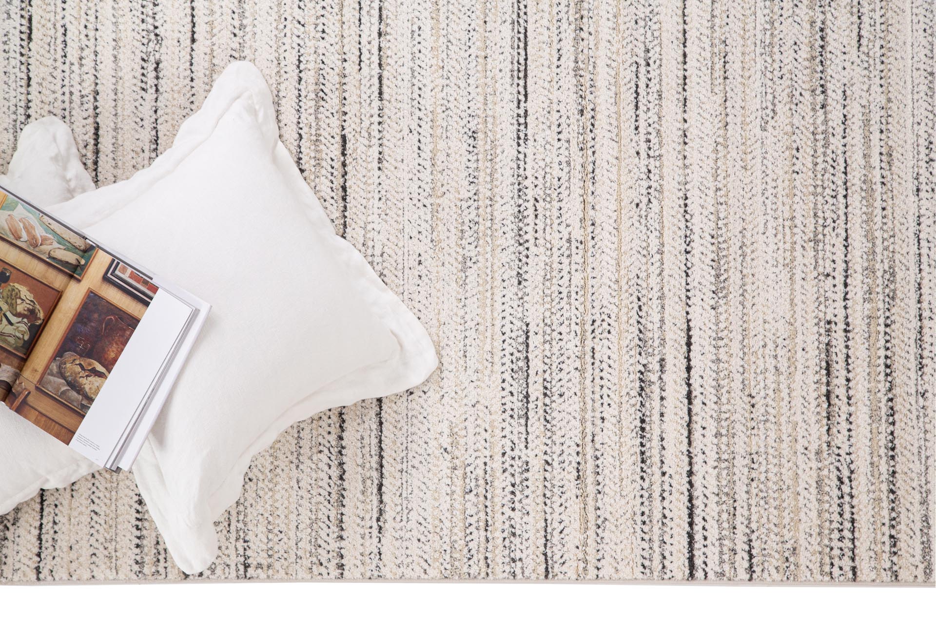 Μοντέρνο Χαλί Solid 1772A White - Royal Carpet