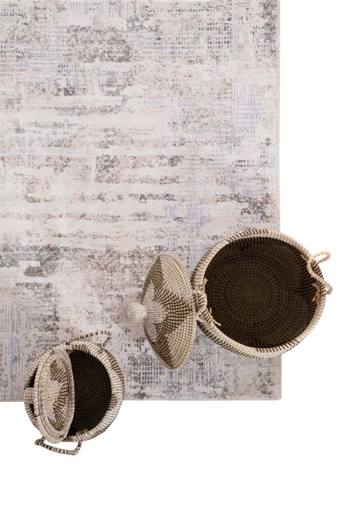 Μοντέρνο χαλί Tokyo 77Α L. Grey - Royal Carpet