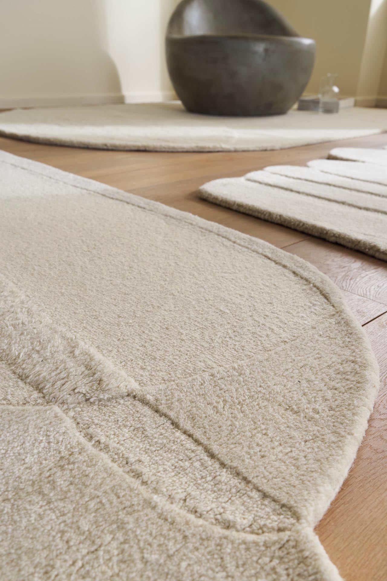 Μοντέρνο Χειροποίητο Χαλί Beverly Shape Cream 241 - Χαλια Royal Carpet