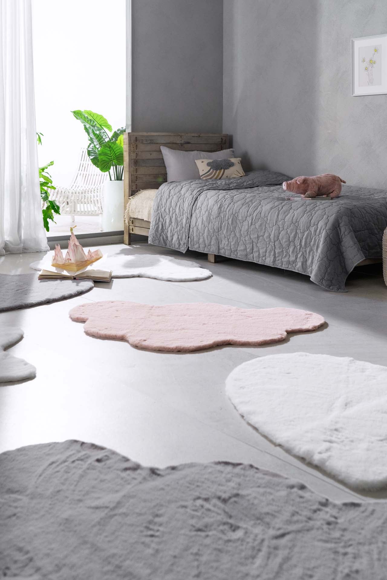 Παιδικό Χαλί Bunny Kids Cloud Pink 80x120 cm - Royal Carpet