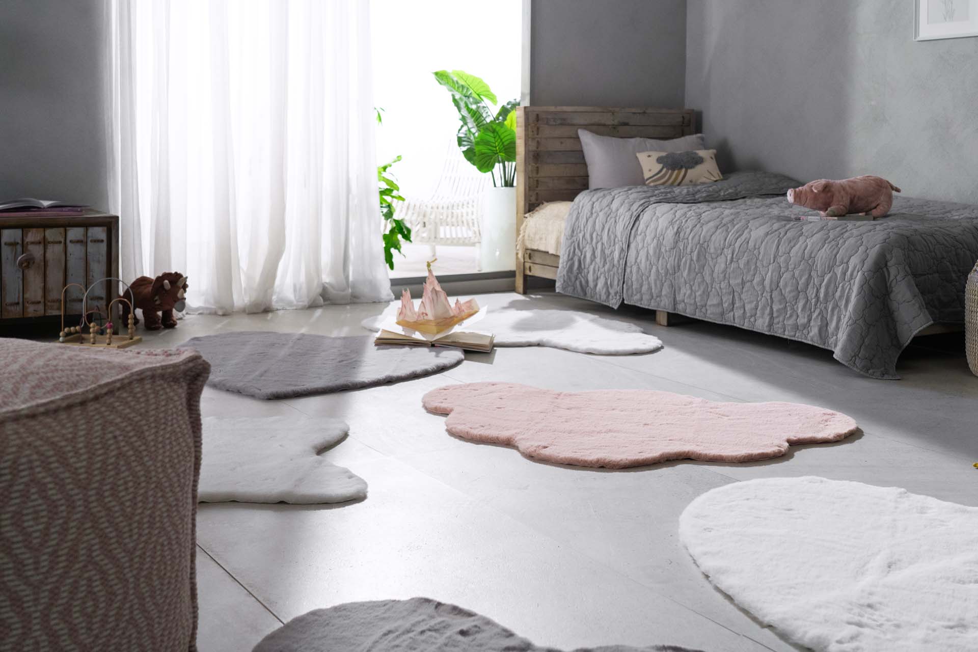 Παιδικό Χαλί Bunny Kids Cloud Pink 80x120 cm - Royal Carpet