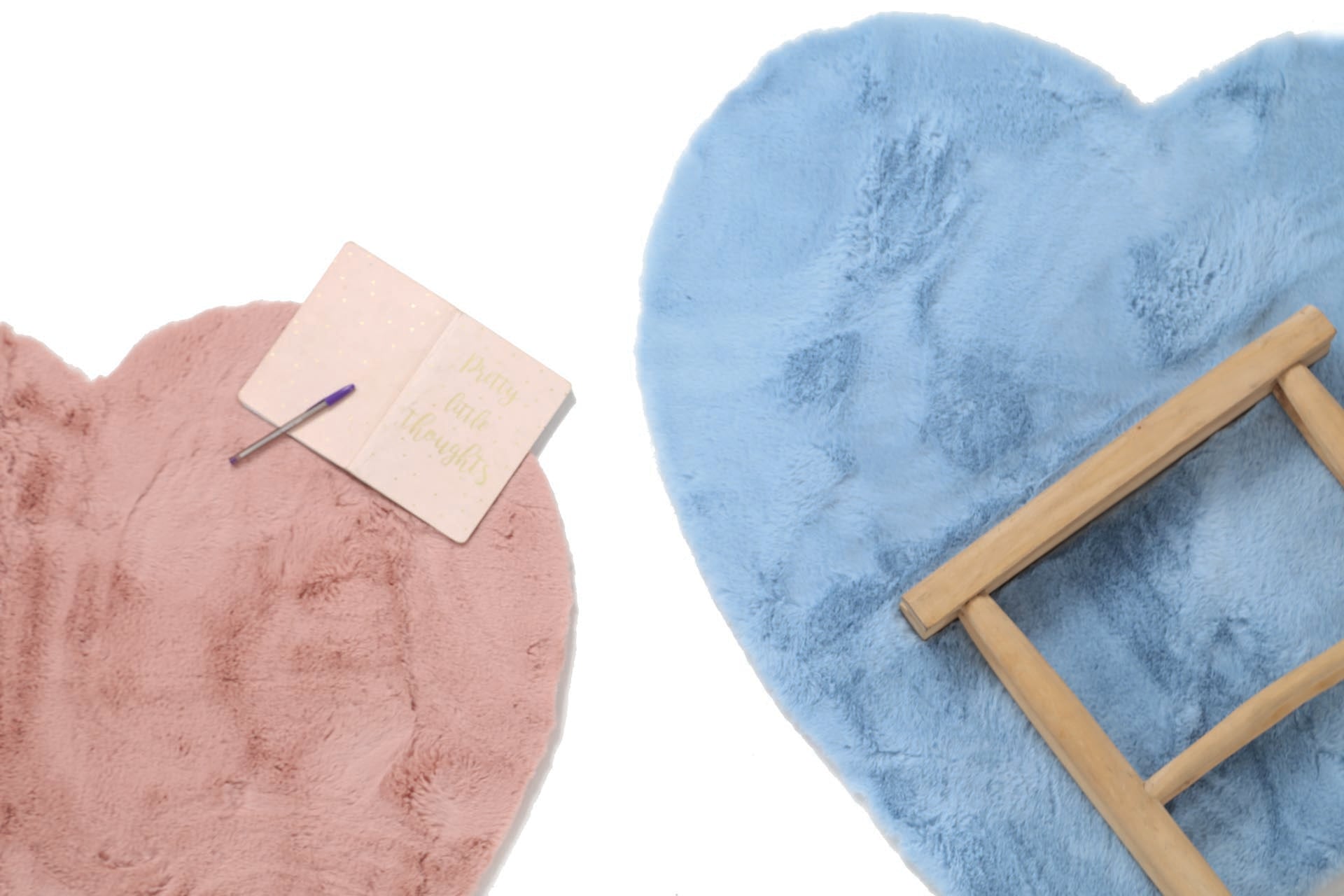 Παιδικό Χαλί Bunny Kids Heart Blue 100x100 cm - Royal Carpet