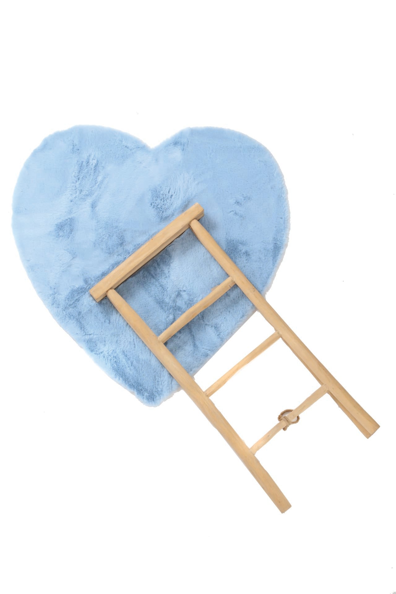 Παιδικό Χαλί Bunny Kids Heart Blue 100x100 cm - Royal Carpet
