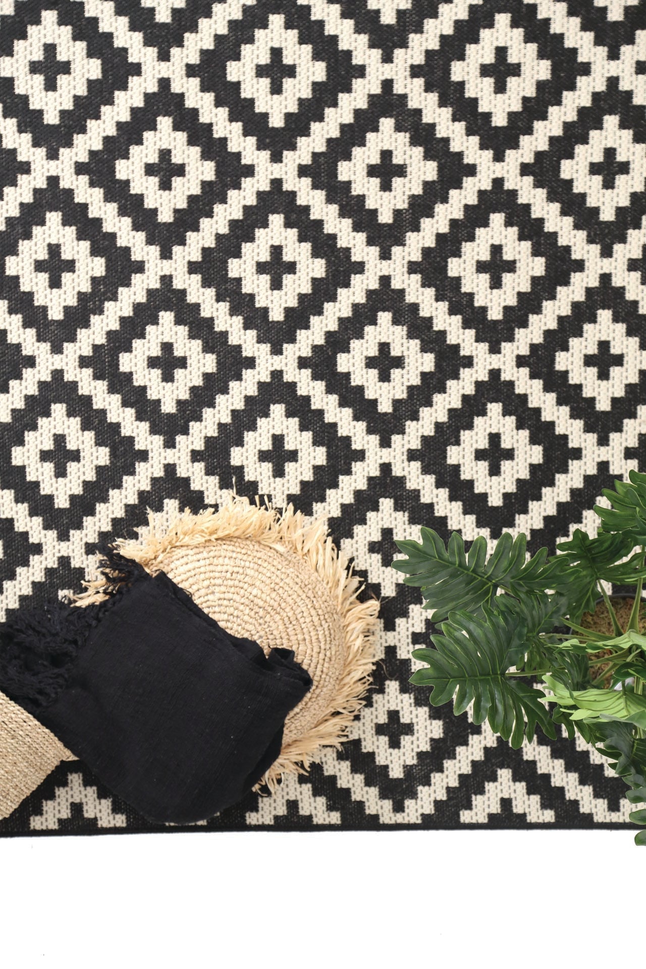 Ψαθα Flox 721K Black - Royal Carpet