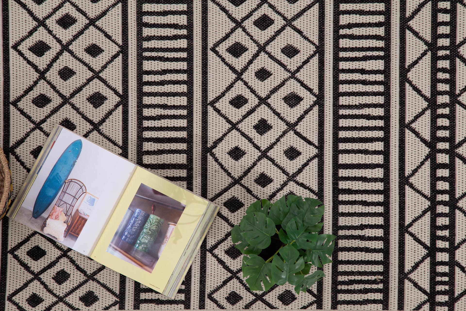 Ψαθα Flox Black 3603W - Royal Carpet