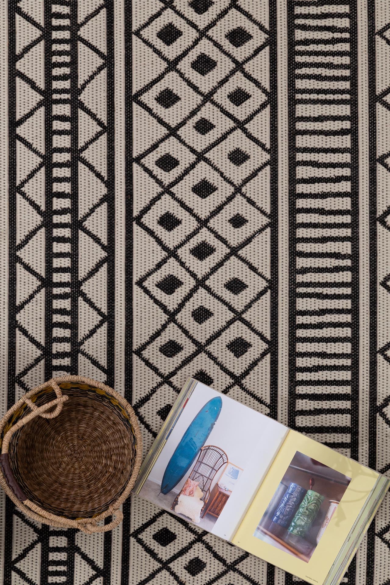 Ψαθα Flox Black 3603W - Royal Carpet