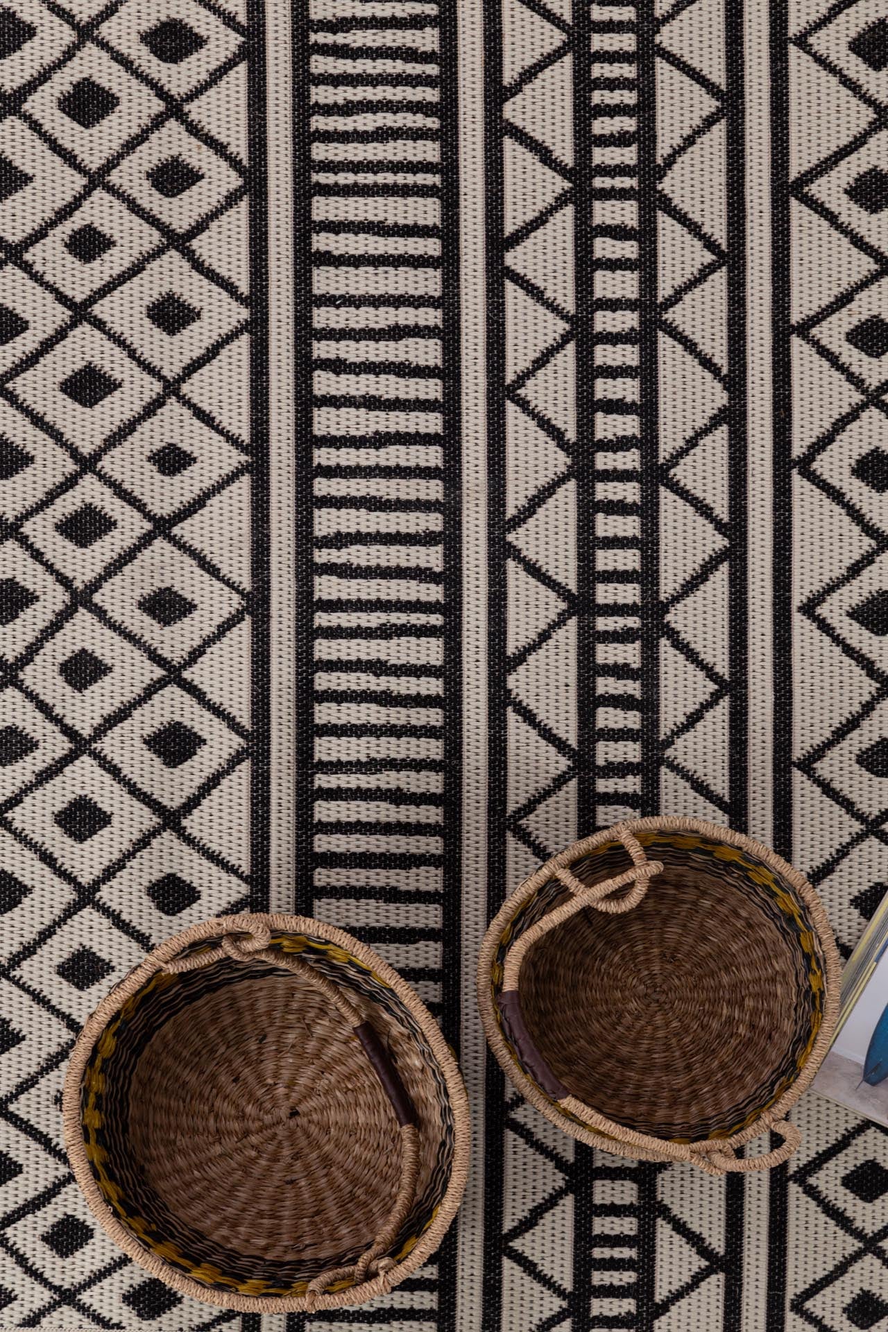 Ψαθα Flox Black 3603W - Royal Carpet