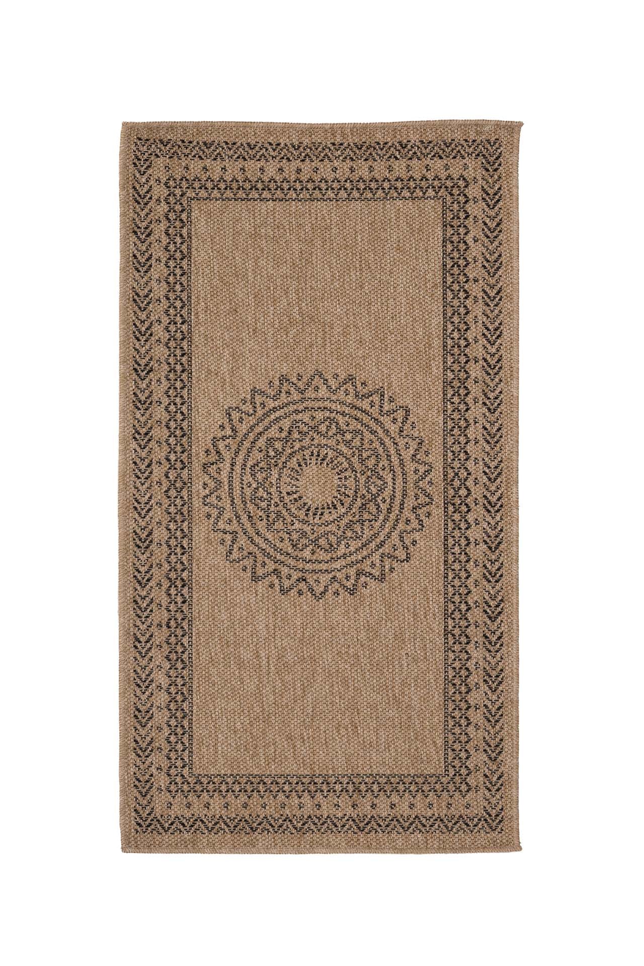 Ψάθινο Χαλί Avanos 8894 Black - Royal Carpet