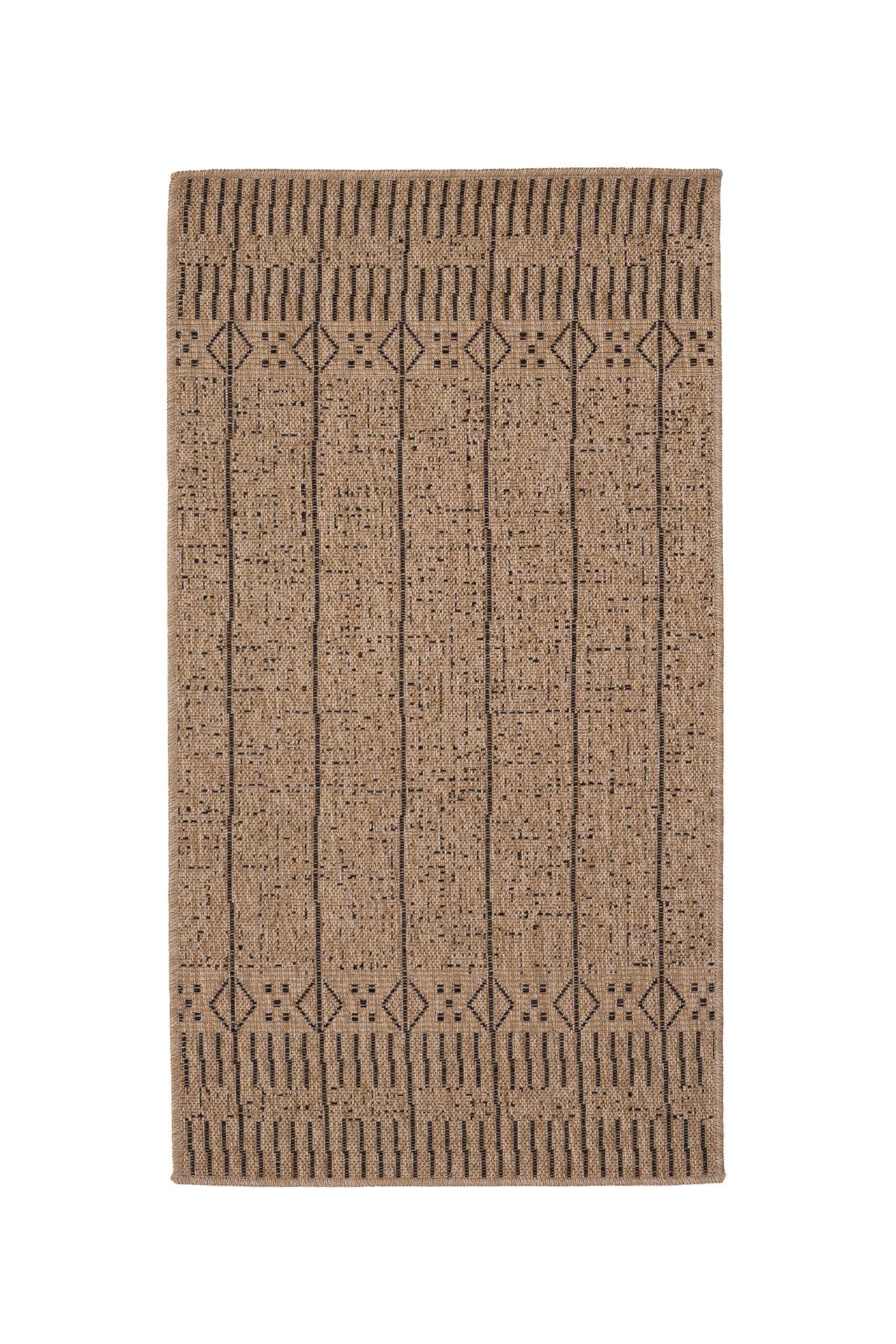 Ψάθινο Χαλί Avanos 9004 Black - Royal Carpet