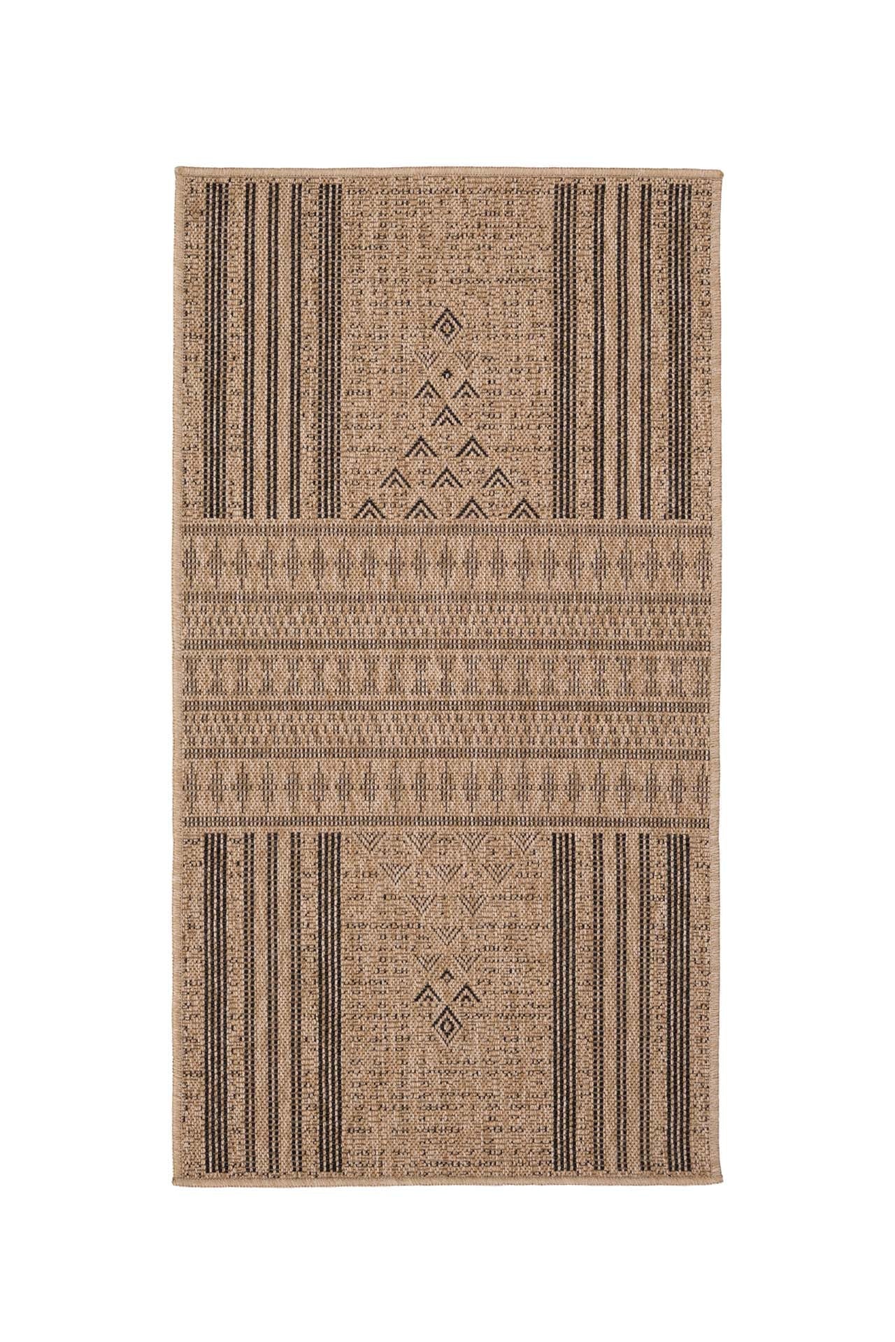 Ψάθινο Χαλί Avanos 9012 Black - Royal Carpet