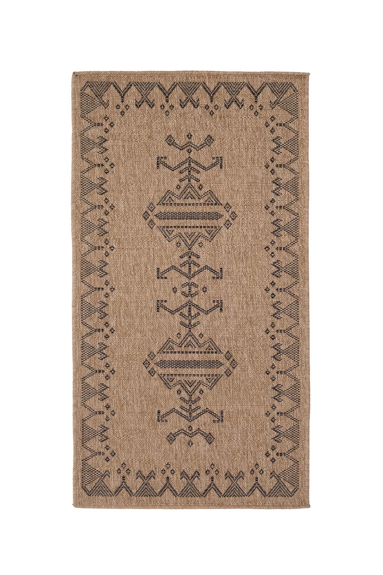 Ψάθινο Χαλί Avanos 9090 Black - Royal Carpet