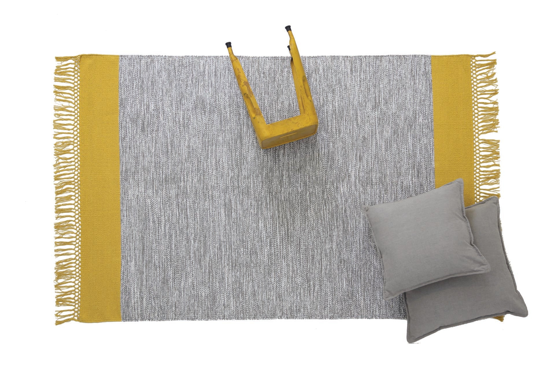 Χαλι Urban Cotton Kilim Flitter Yellow - Royal Carpet