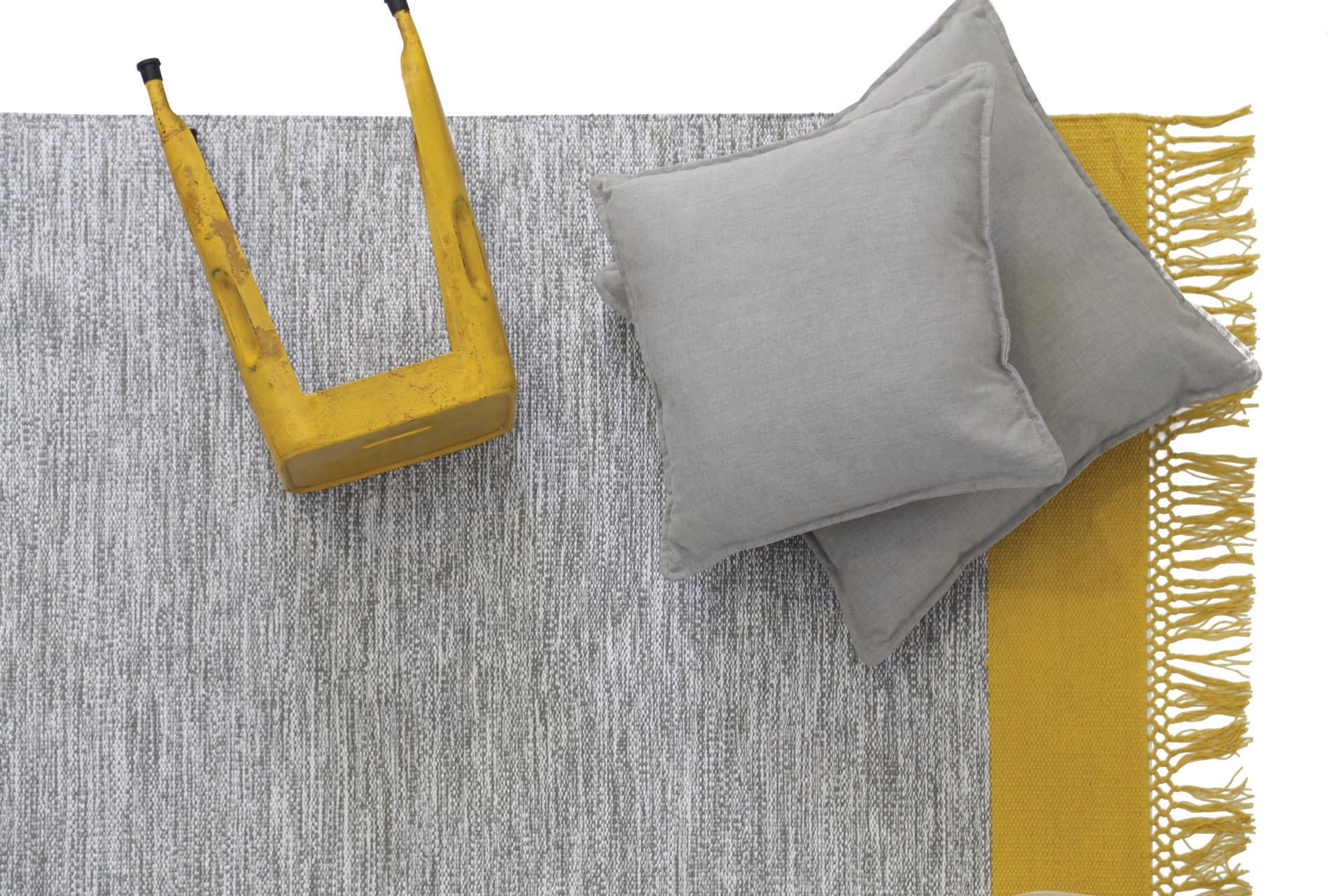 Χαλι Urban Cotton Kilim Flitter Yellow - Royal Carpet