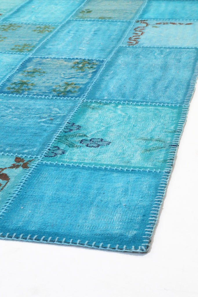 Χαλί Χειροποίητο Ethnik Patchwork Turqoise - Royal Carpet