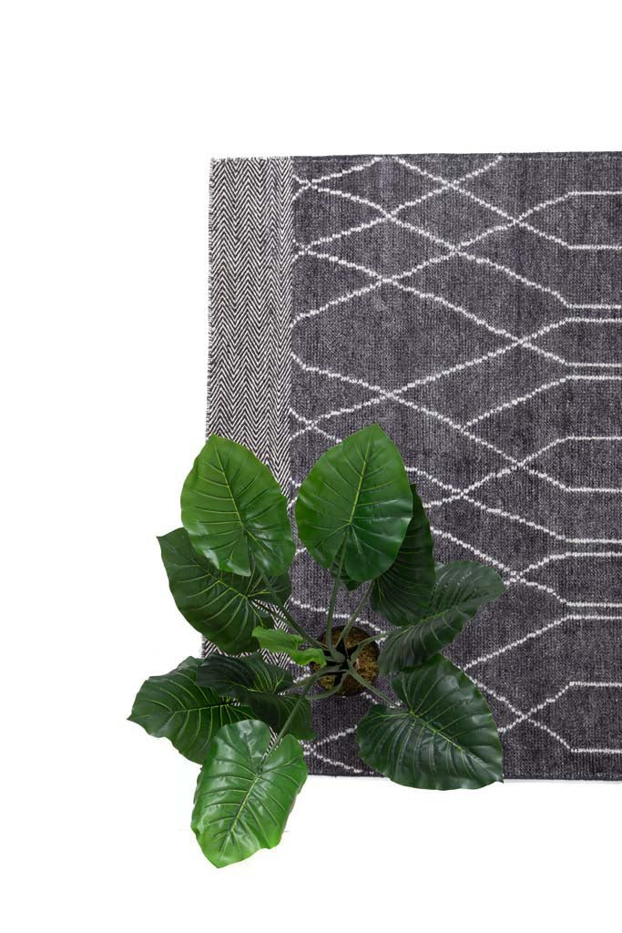 Χειροποίητο Μοντέρνο Χαλί Hovenia Graphite - Royal Carpet