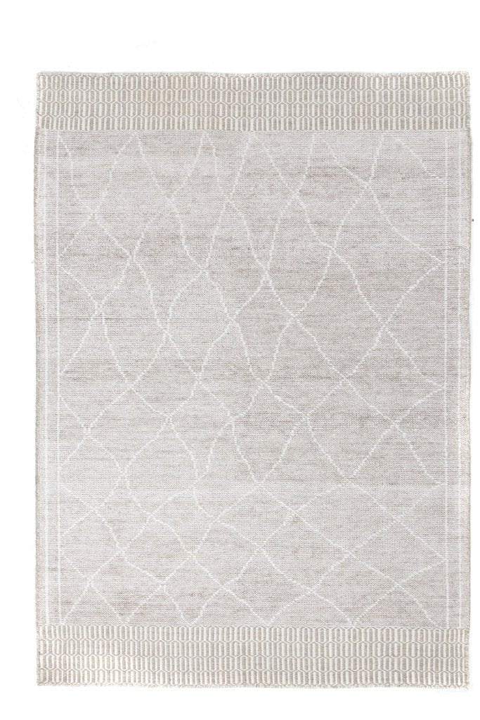 Χειροποίητο Μοντέρνο Χαλί Hovenia Silver - Royal Carpet