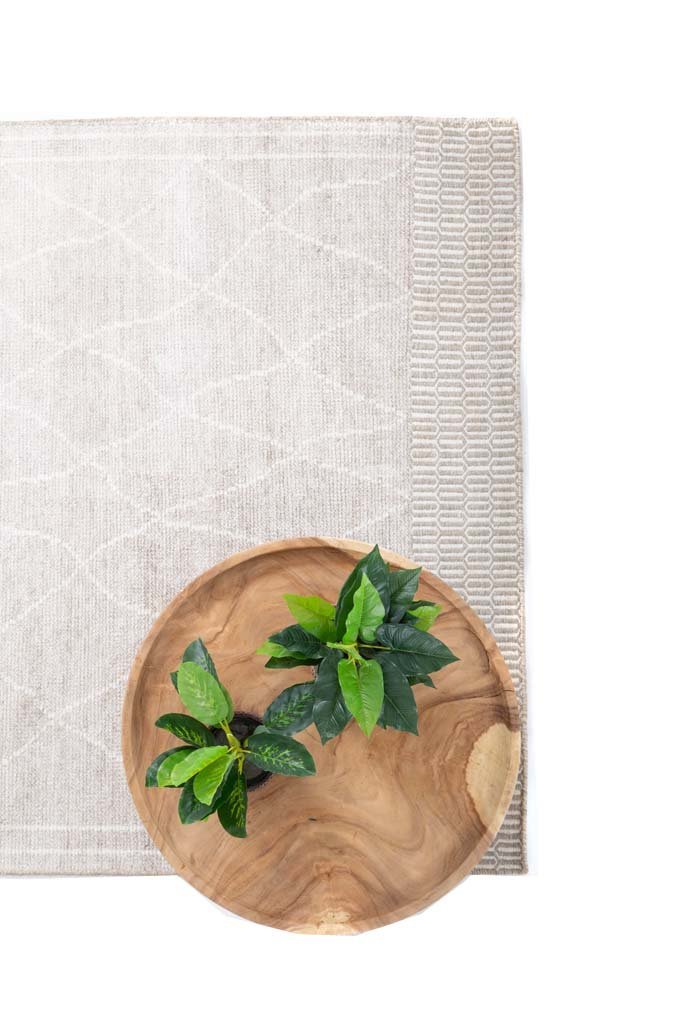 Χειροποίητο Μοντέρνο Χαλί Hovenia Silver - Royal Carpet