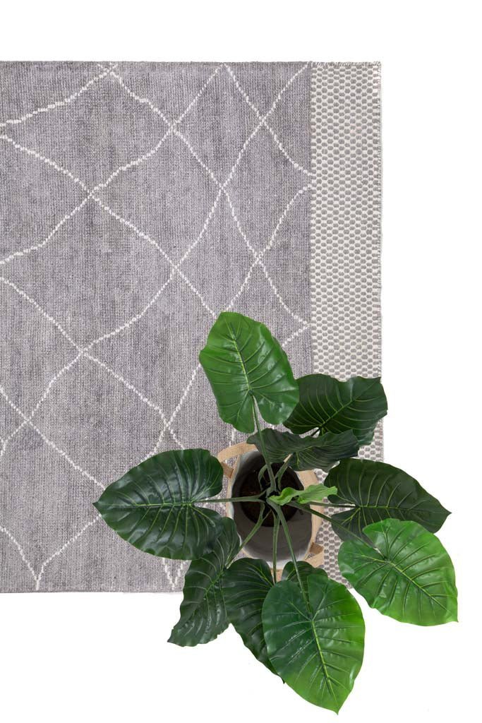 Χειροποίητο Μοντέρνο Χαλί Hovenia Steel - Royal Carpet
