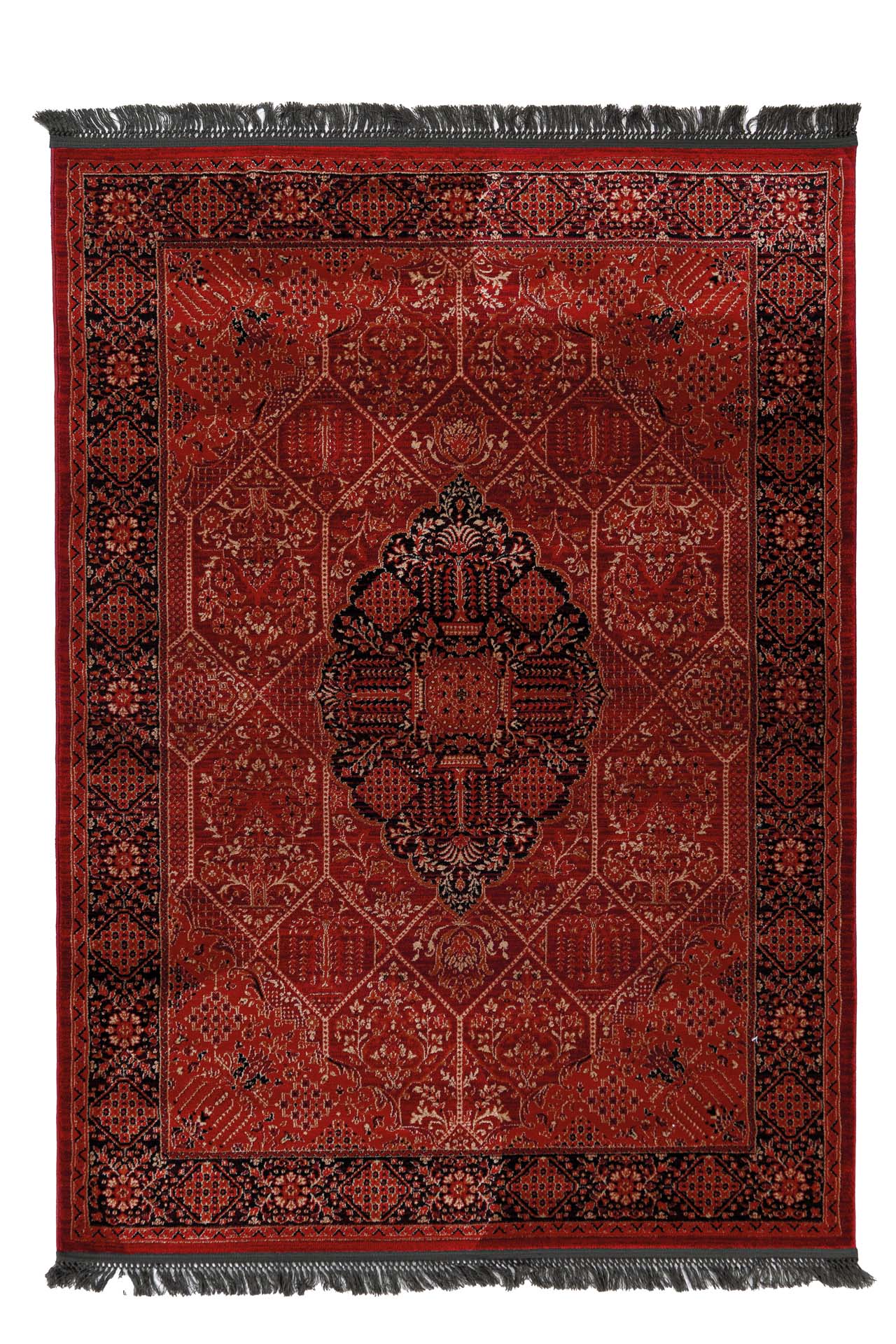 Κλασικό Χαλί Afgan 316A D.Red Black