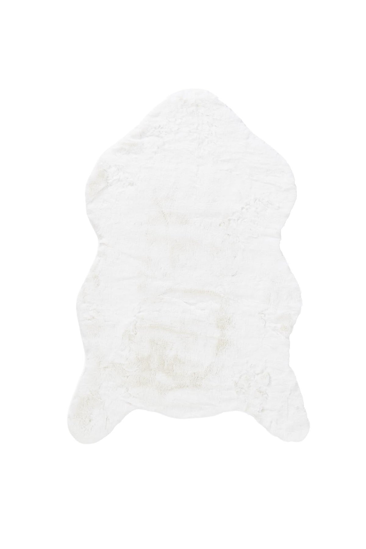 Γούνινο Χαλί Bunny White Shape - Royal Carpet