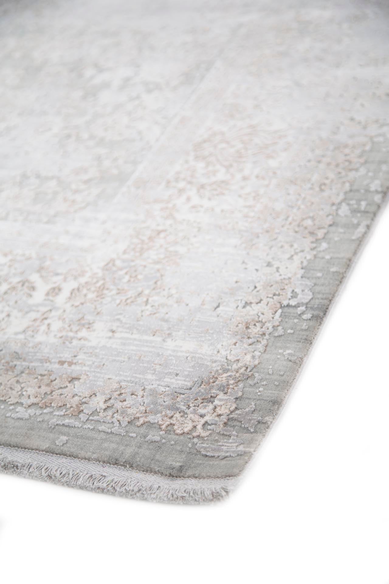 Μοντέρνο Χαλί Bamboo Silk 5987A L. Grey D. Beige - Royal Carpet