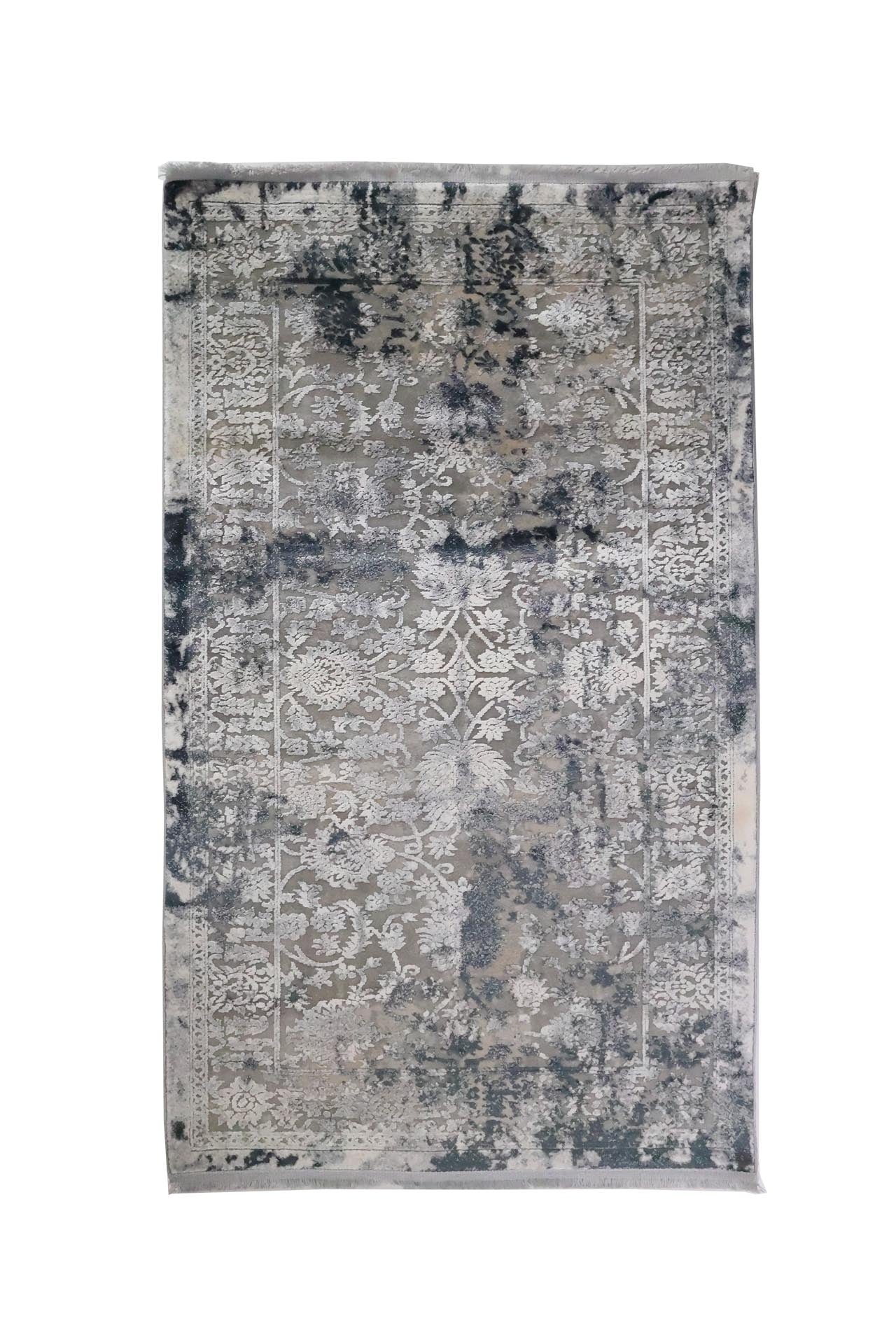 Μοντέρνο Χαλί Bamboo Silk 6789A D. Grey D. Anthracite 80x150 - Royal Carpet