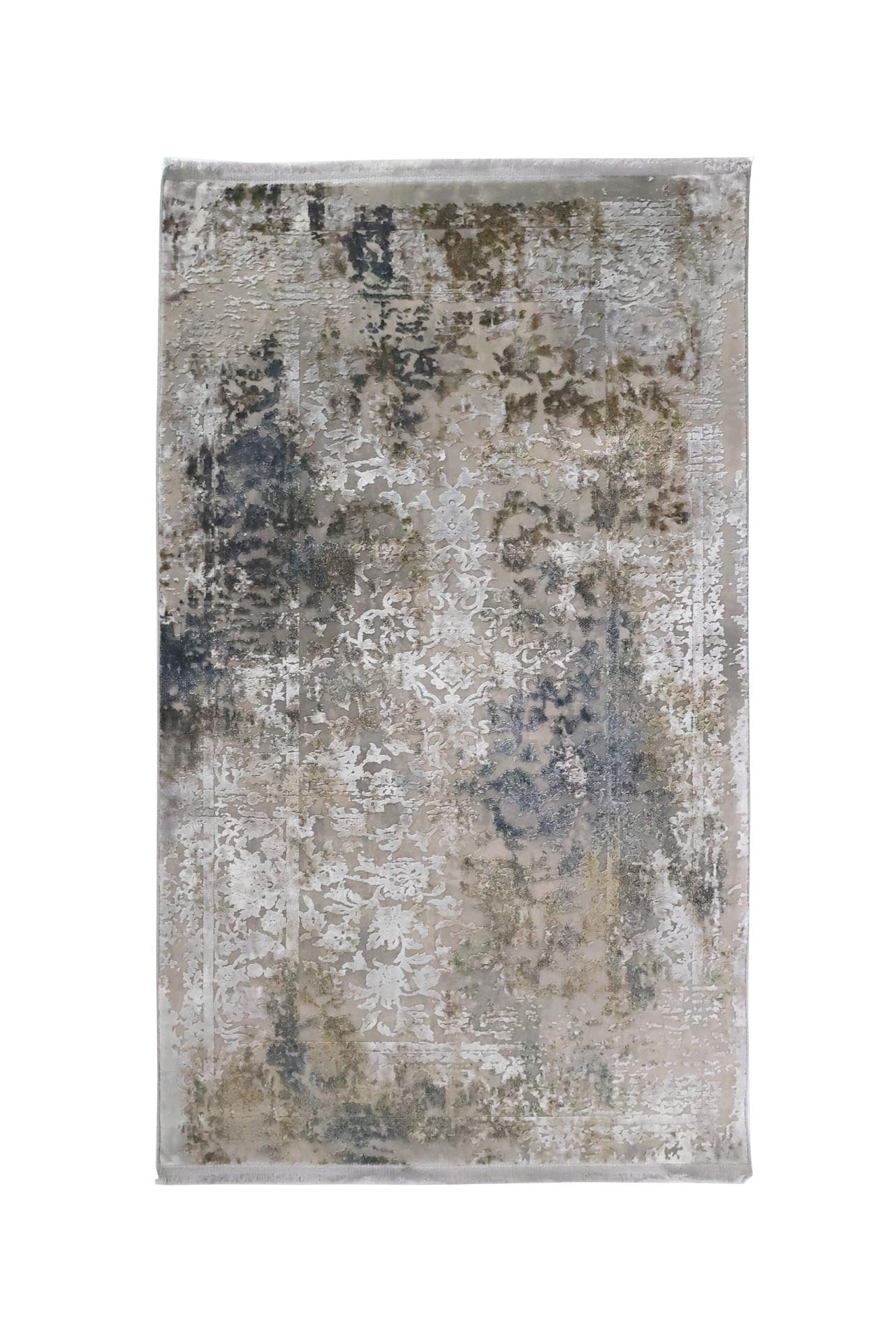 Μοντέρνο Χαλί Bamboo Silk 8097A L. Grey Anthracite 80x150 - Royal Carpet