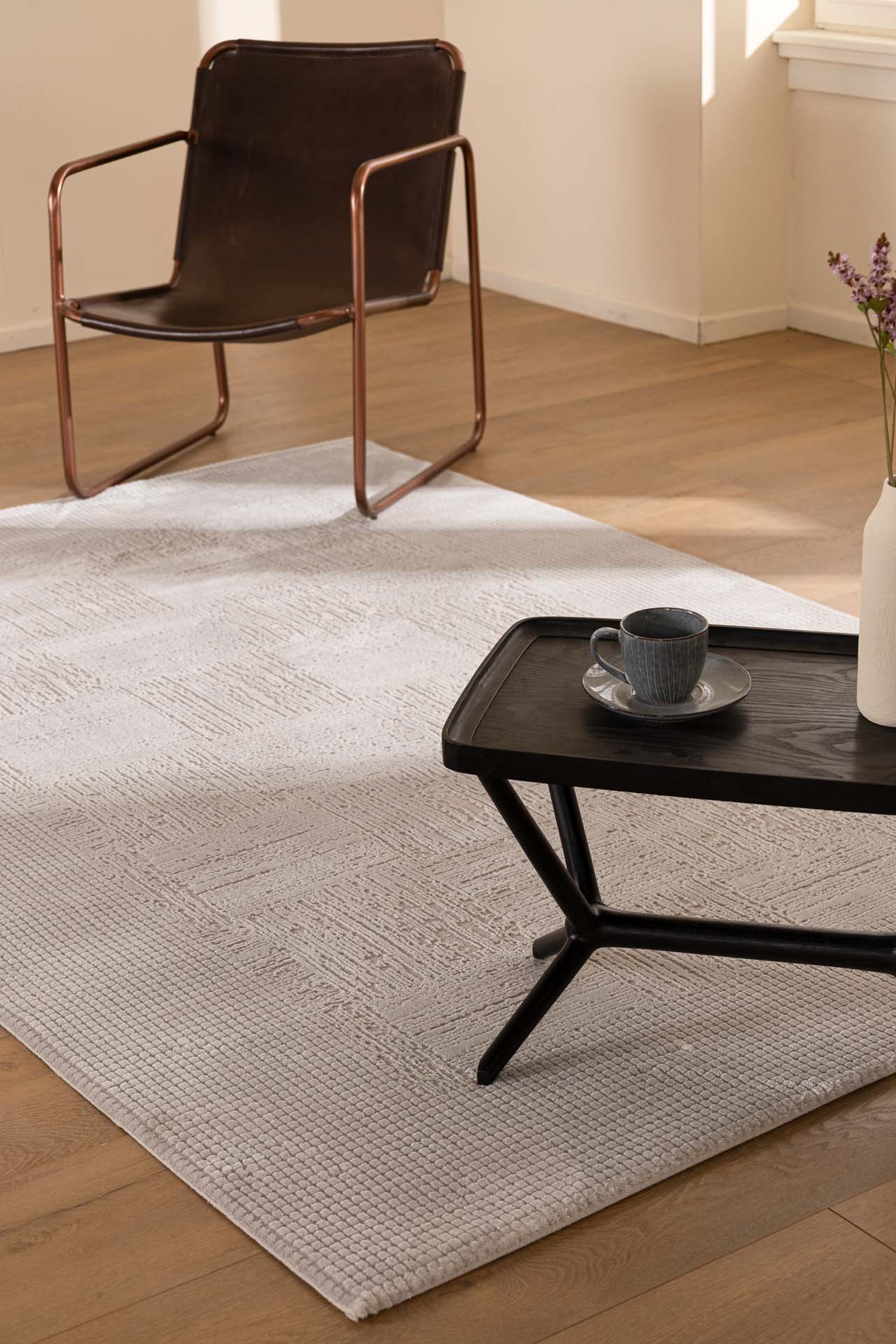 Μοντέρνο Χαλί Bianca 680A Grey - Χαλια Royal Carpet