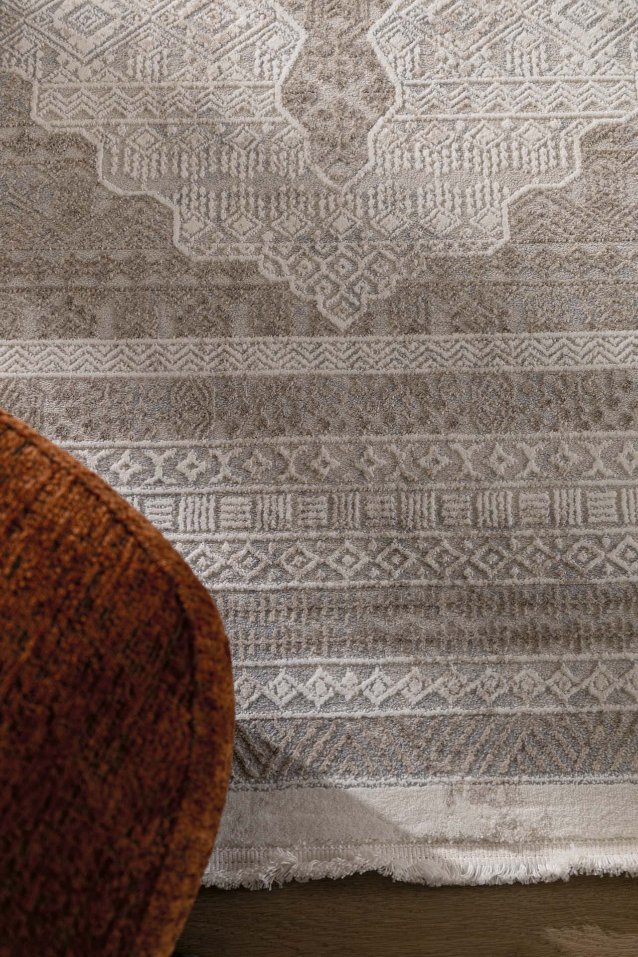 Μοντέρνο Χαλί Infinity 5914A Beige - Royal Carpet