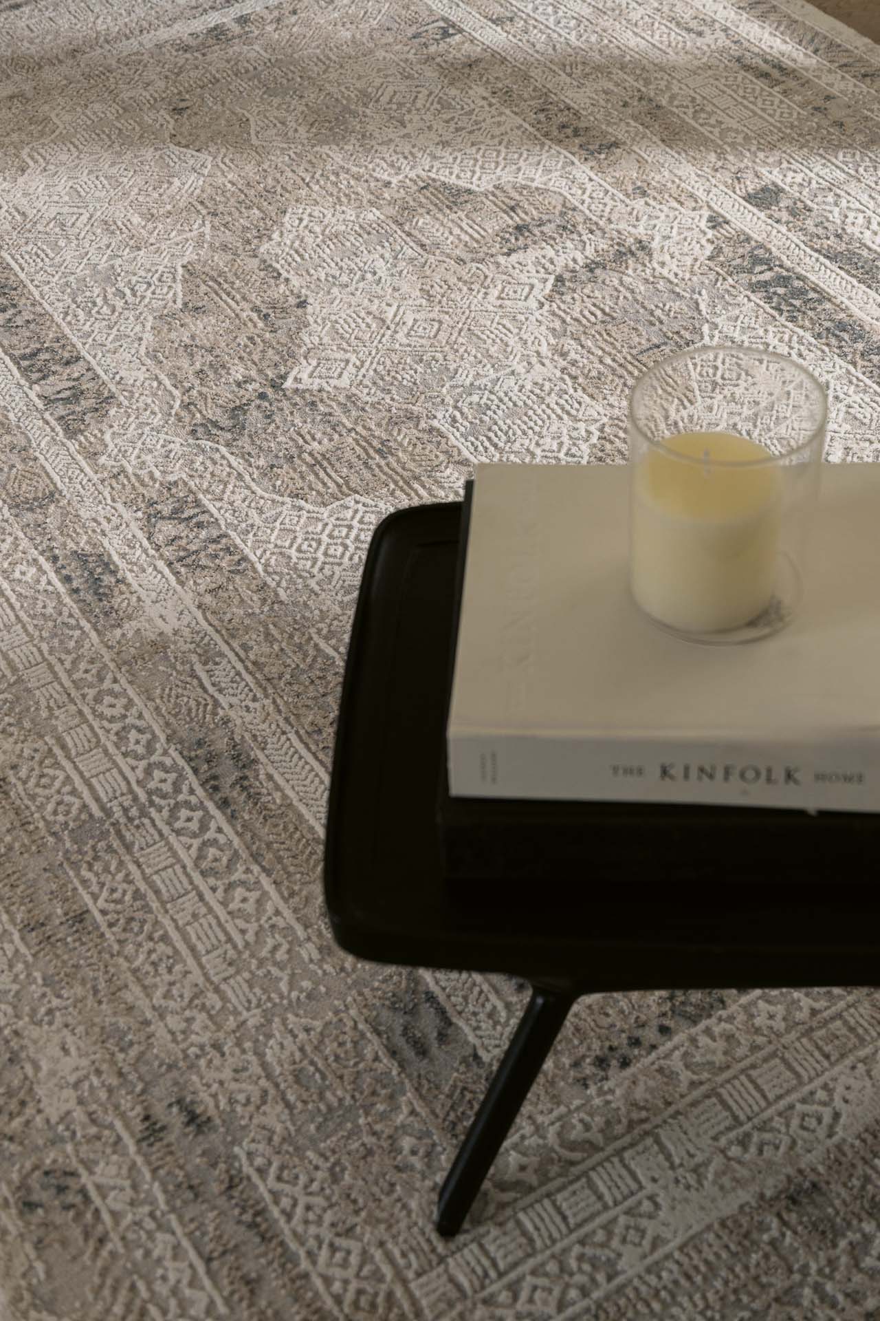 Μοντέρνο Χαλί Infinity 5915B Grey White - Royal Carpet