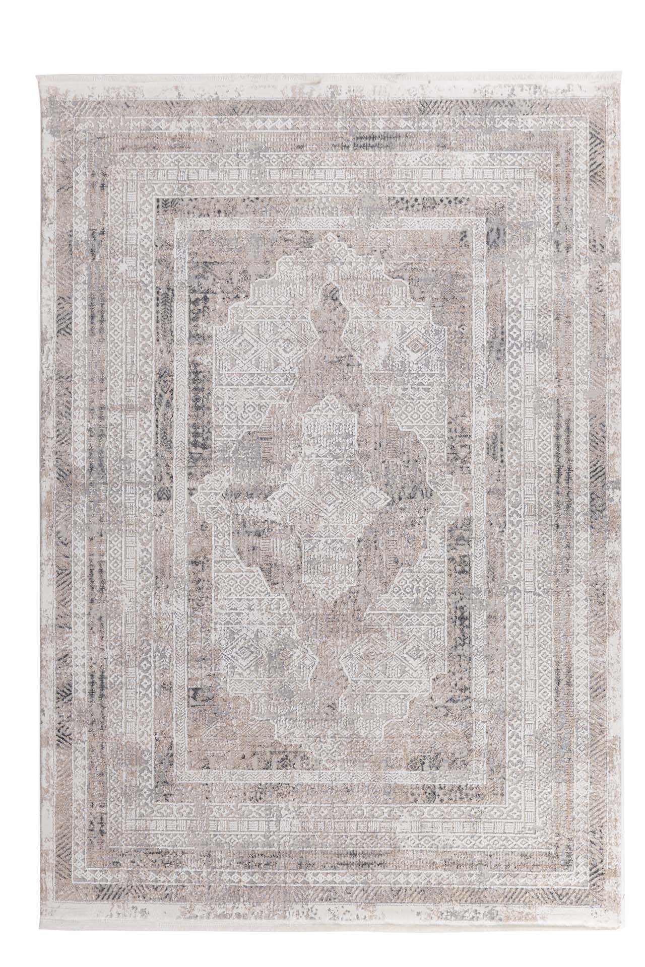 Μοντέρνο Χαλί Infinity 5915B Grey White - Royal Carpet