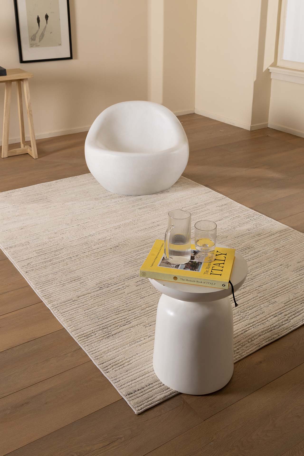 Μοντέρνο Χαλί Luna 32104A Beige - Royal Carpet