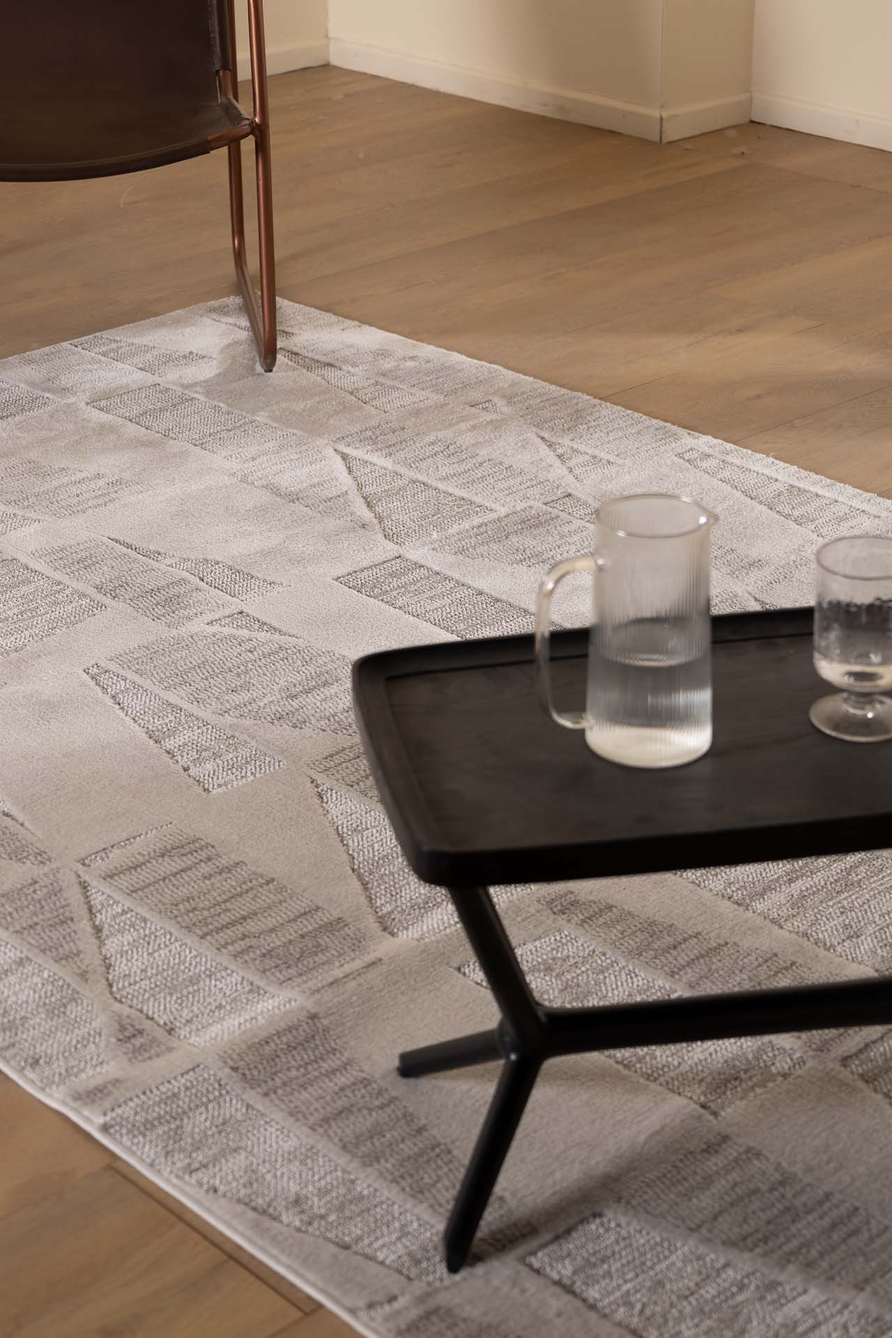 Μοντέρνο Χαλί Luna 32735A Grey - Royal Carpet