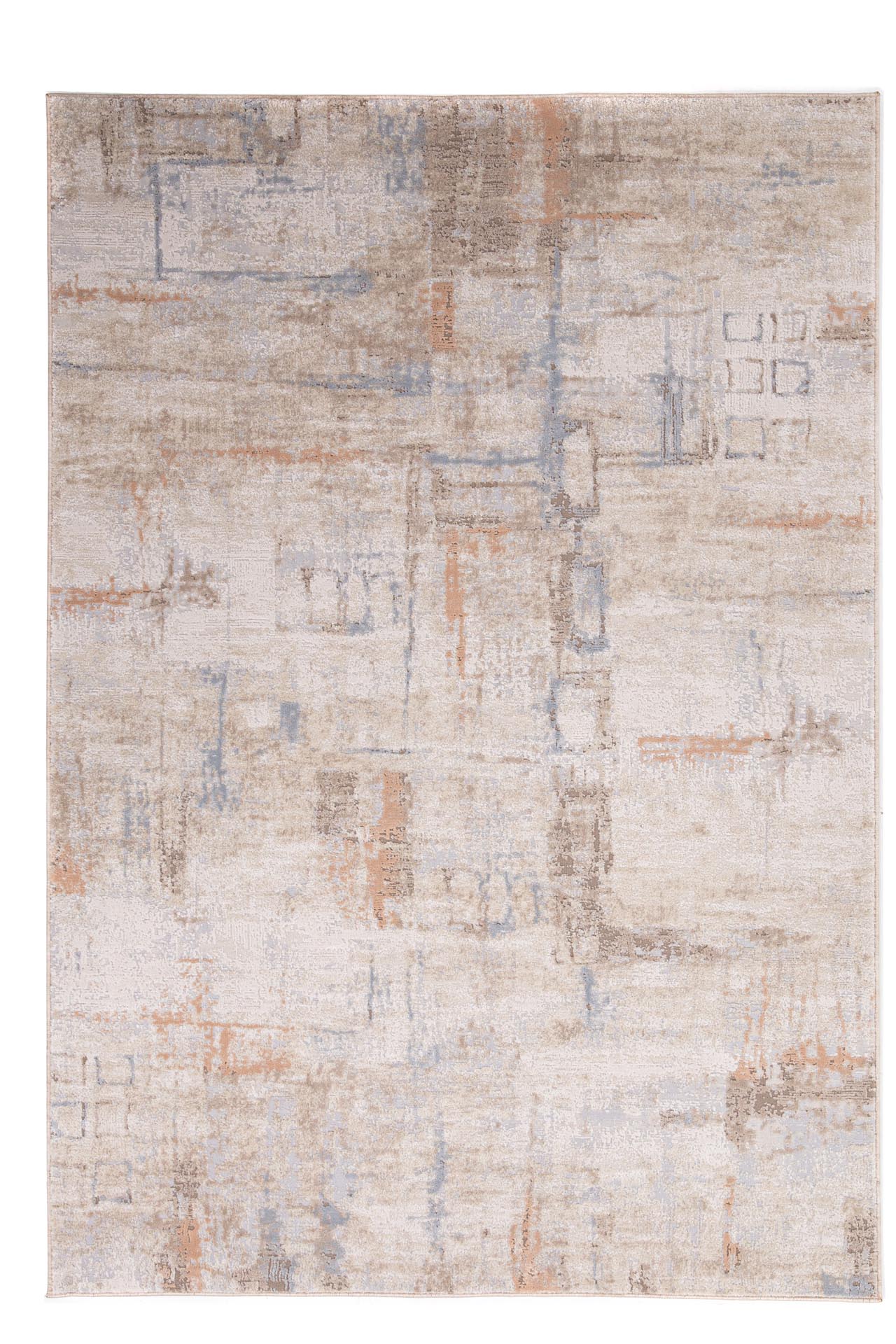 Μοντέρνο Χαλί Mona 420 Beige Blue - Royal Carpet