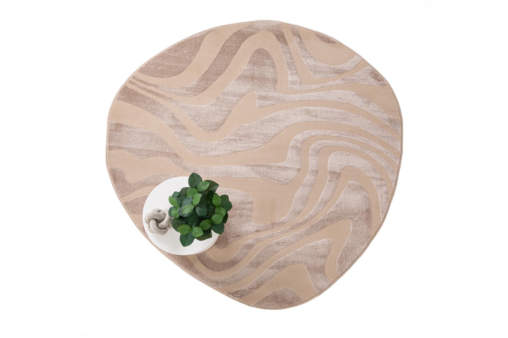 Μοντέρνο Χαλί Organic Shape 265 Beige - Royal Carpet
